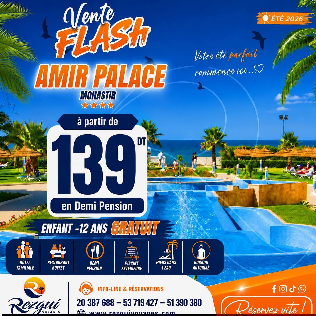 Rezgui Voyages & Loisirs Facebook ad: HΓ΄tels Γ ππ¨π§ ππ«π’π± Γ ππππππππ ππππππβ¦