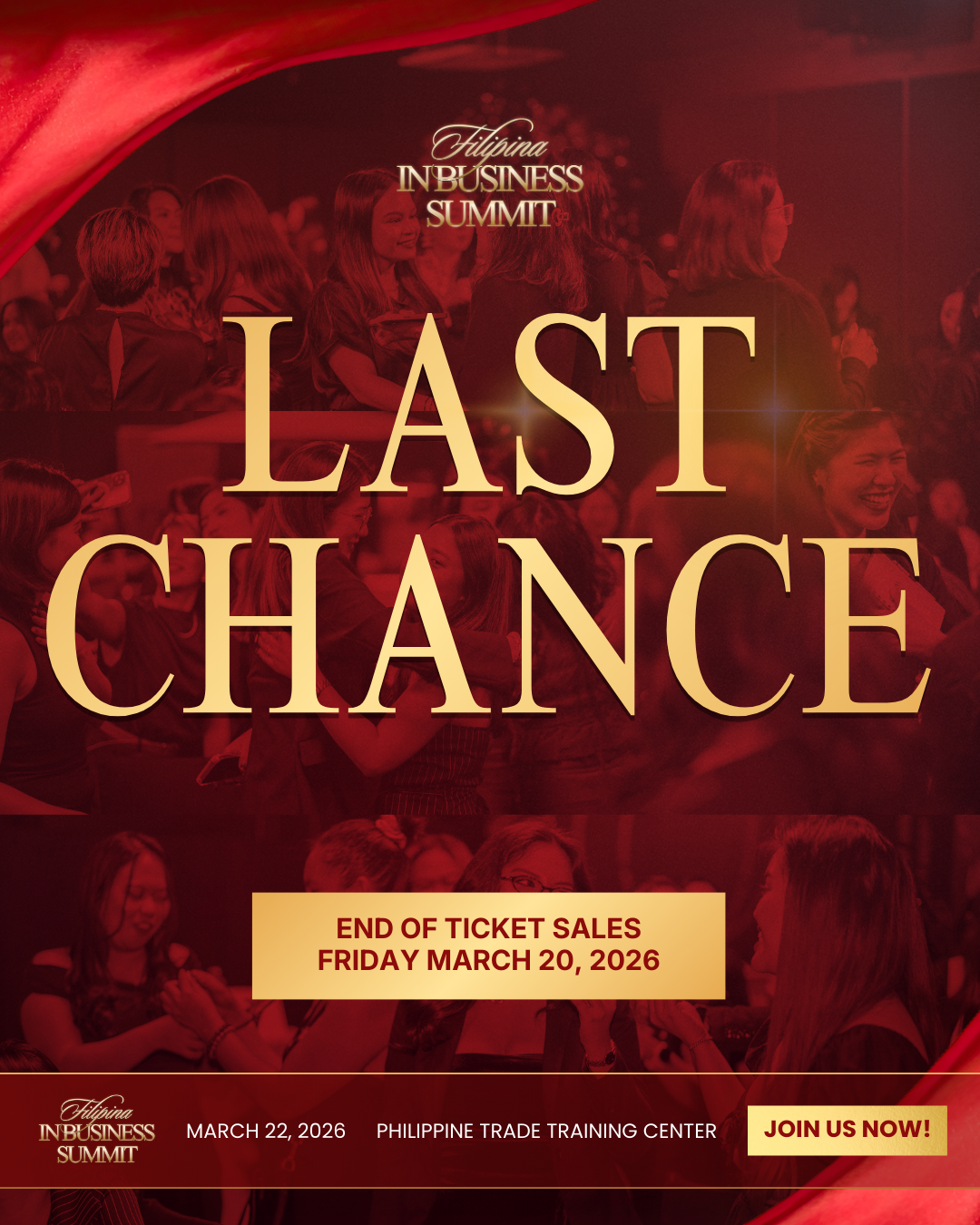 Filipina Women in Business Facebook ad: Last Chance to Join
