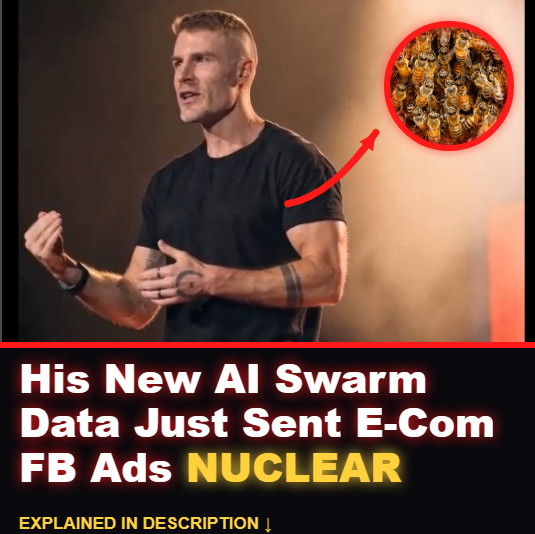 Alex Becker Facebook ad: Bad data = Bad Facebook Ad ROI. This AI Swarm tracking…