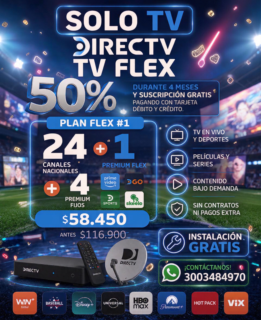 Directv - Investco Distribuidor Autorizado Facebook ad: Chatea con nosotros
