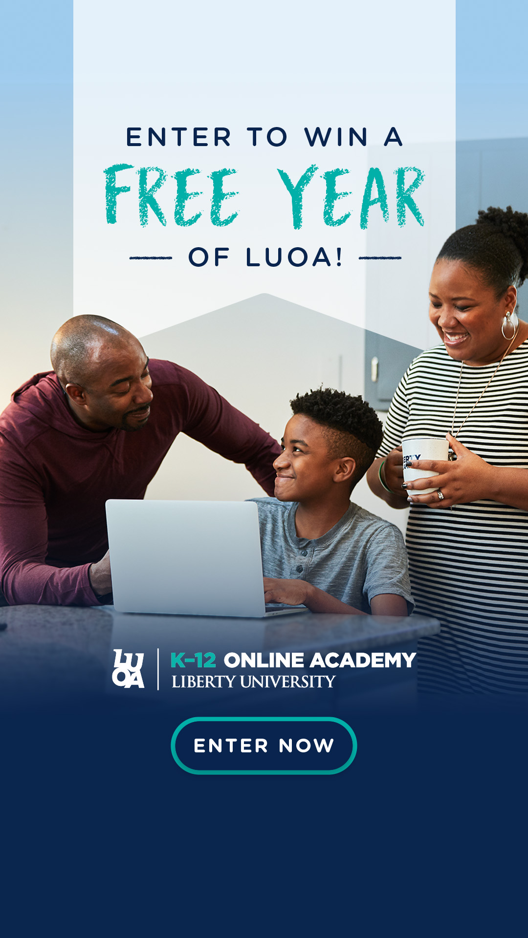 Liberty University Online Academy K-12 Facebook ad