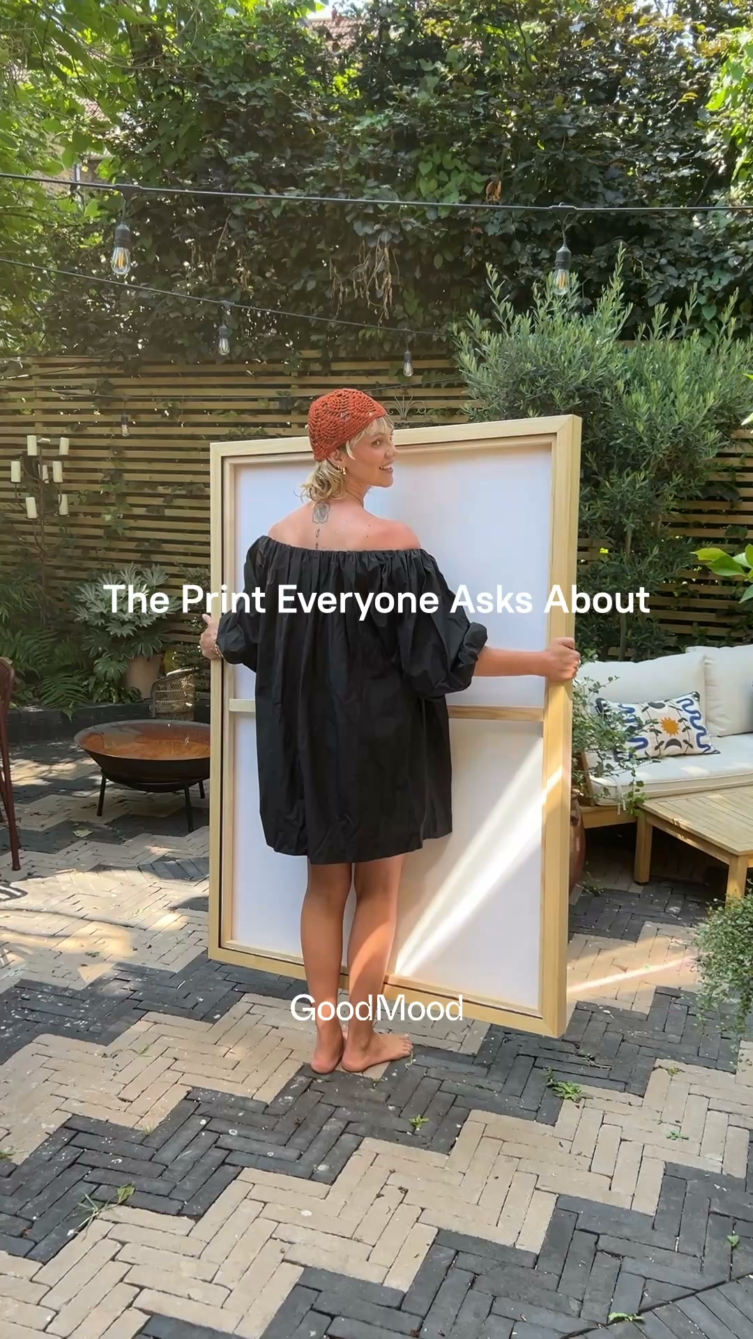 GoodMood Facebook ad: Discover art that transforms your space