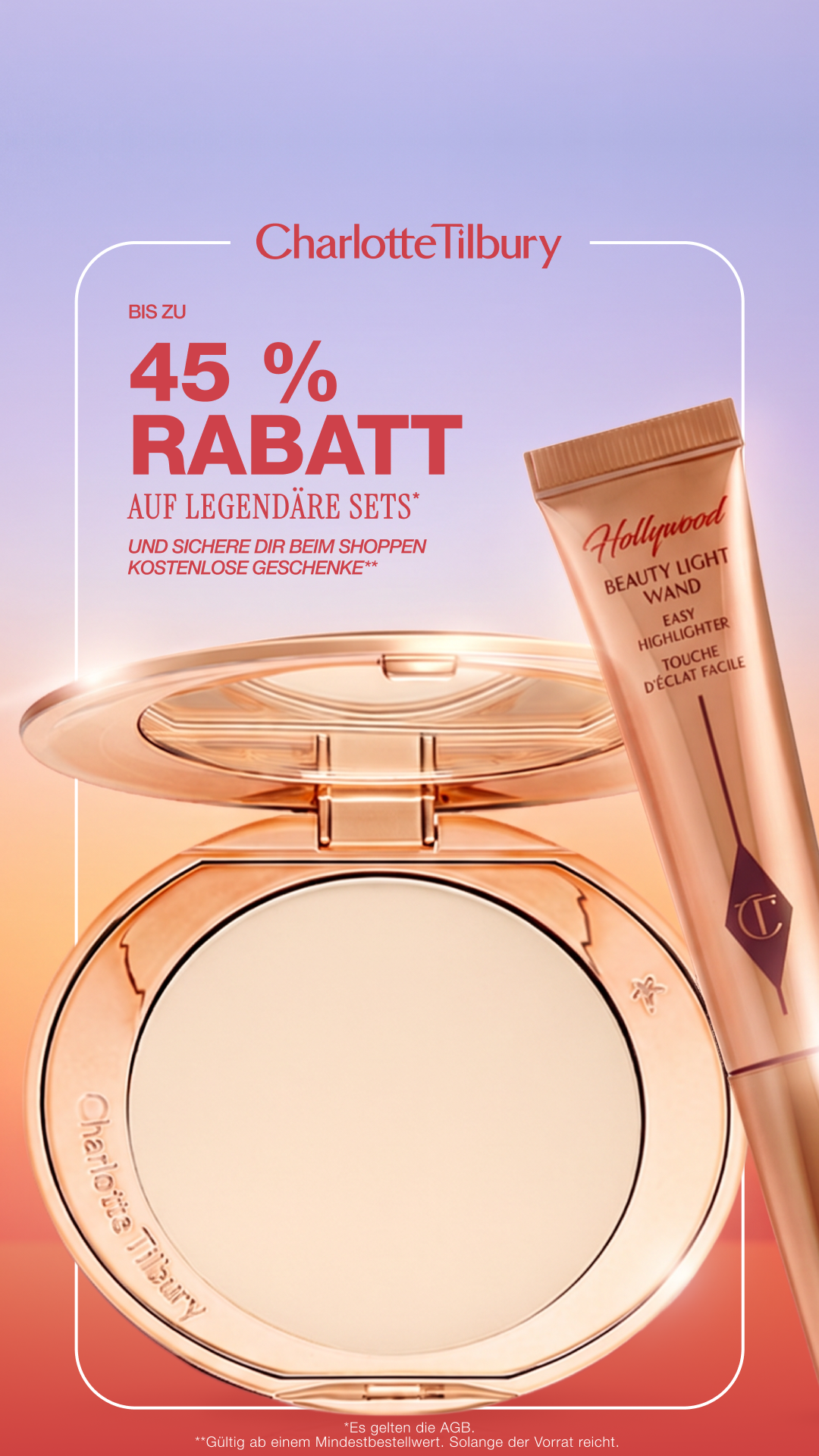 Charlotte Tilbury Facebook ad