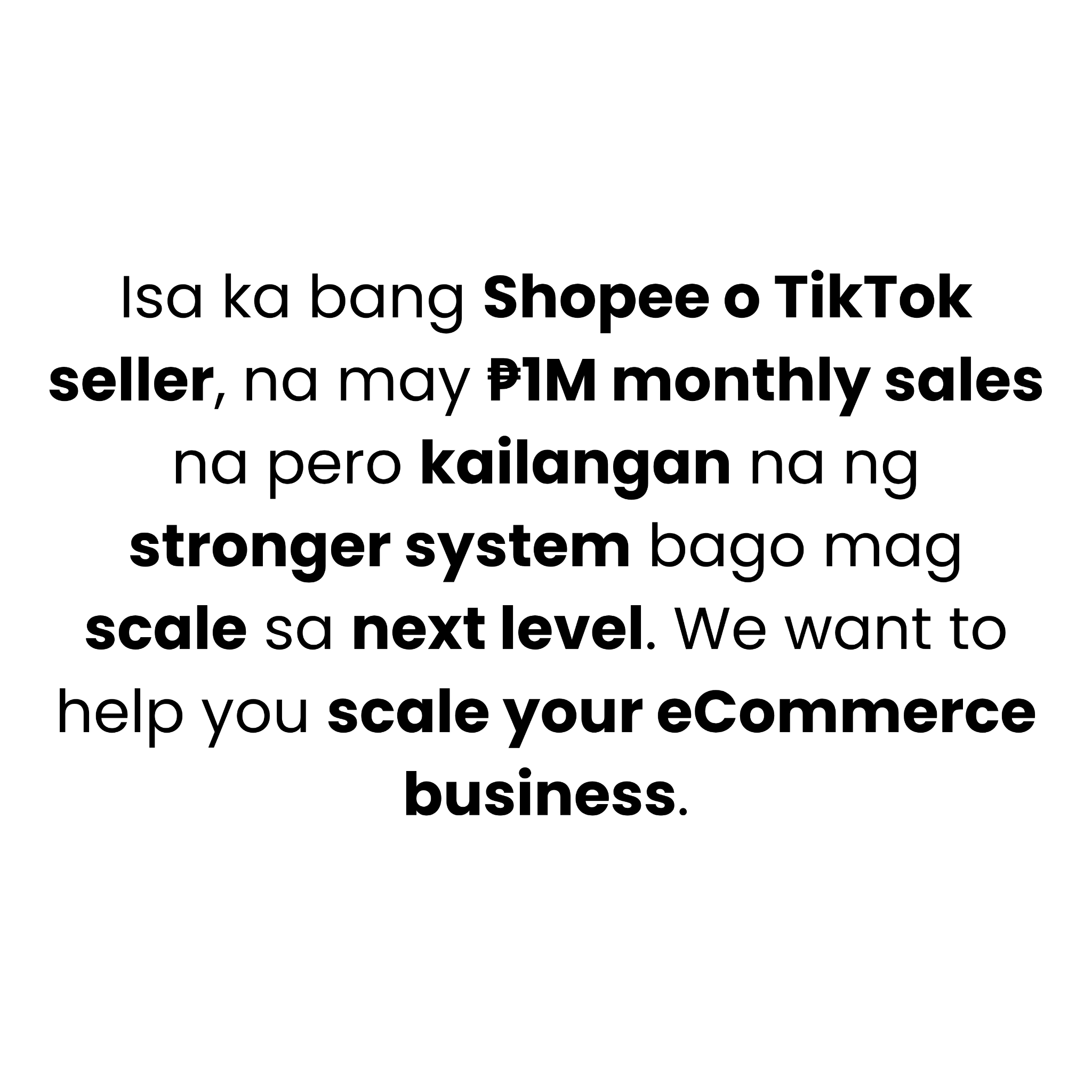 ECOM Accelerator Facebook ad
