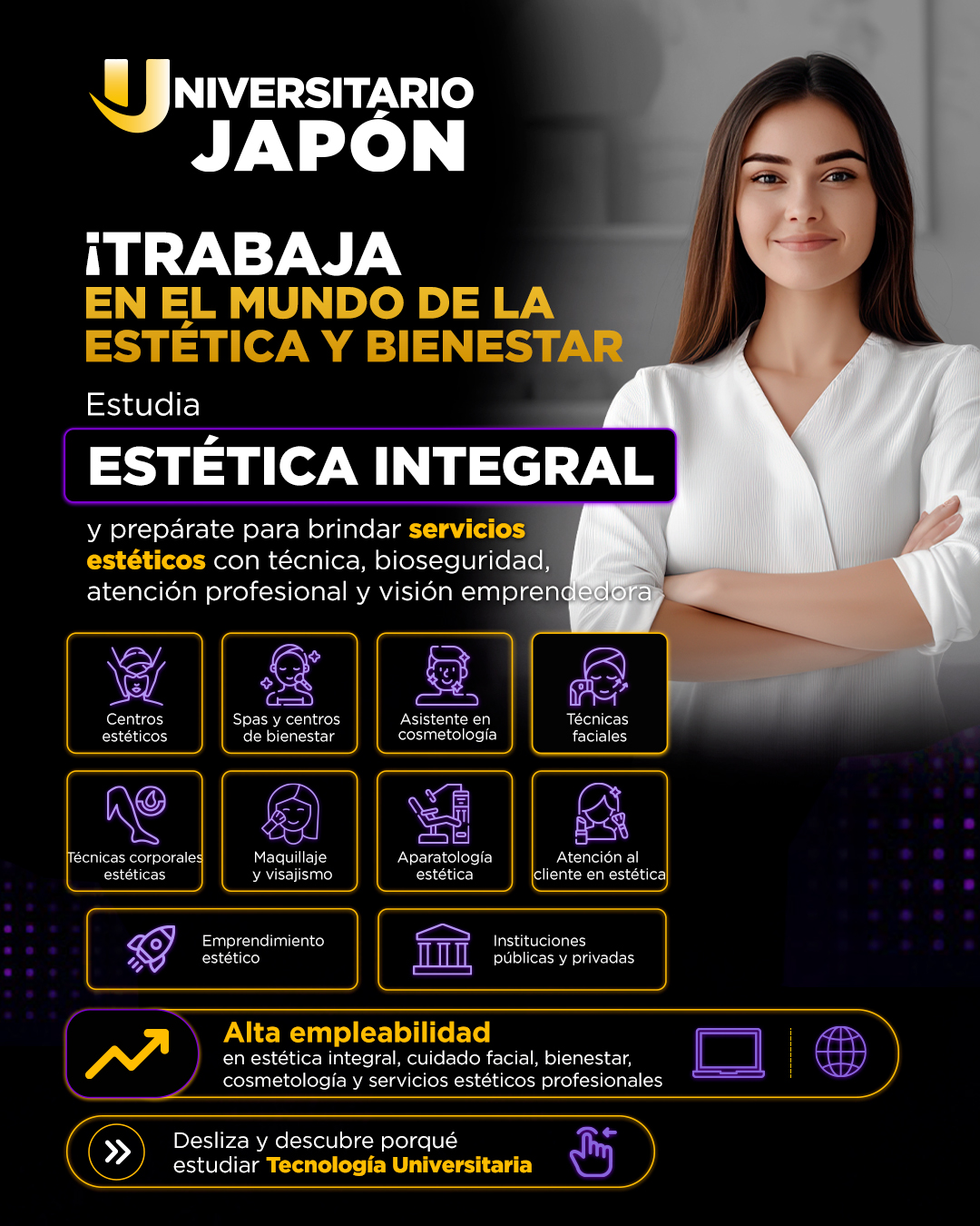 Instituto Superior Universitario Japón Facebook ad