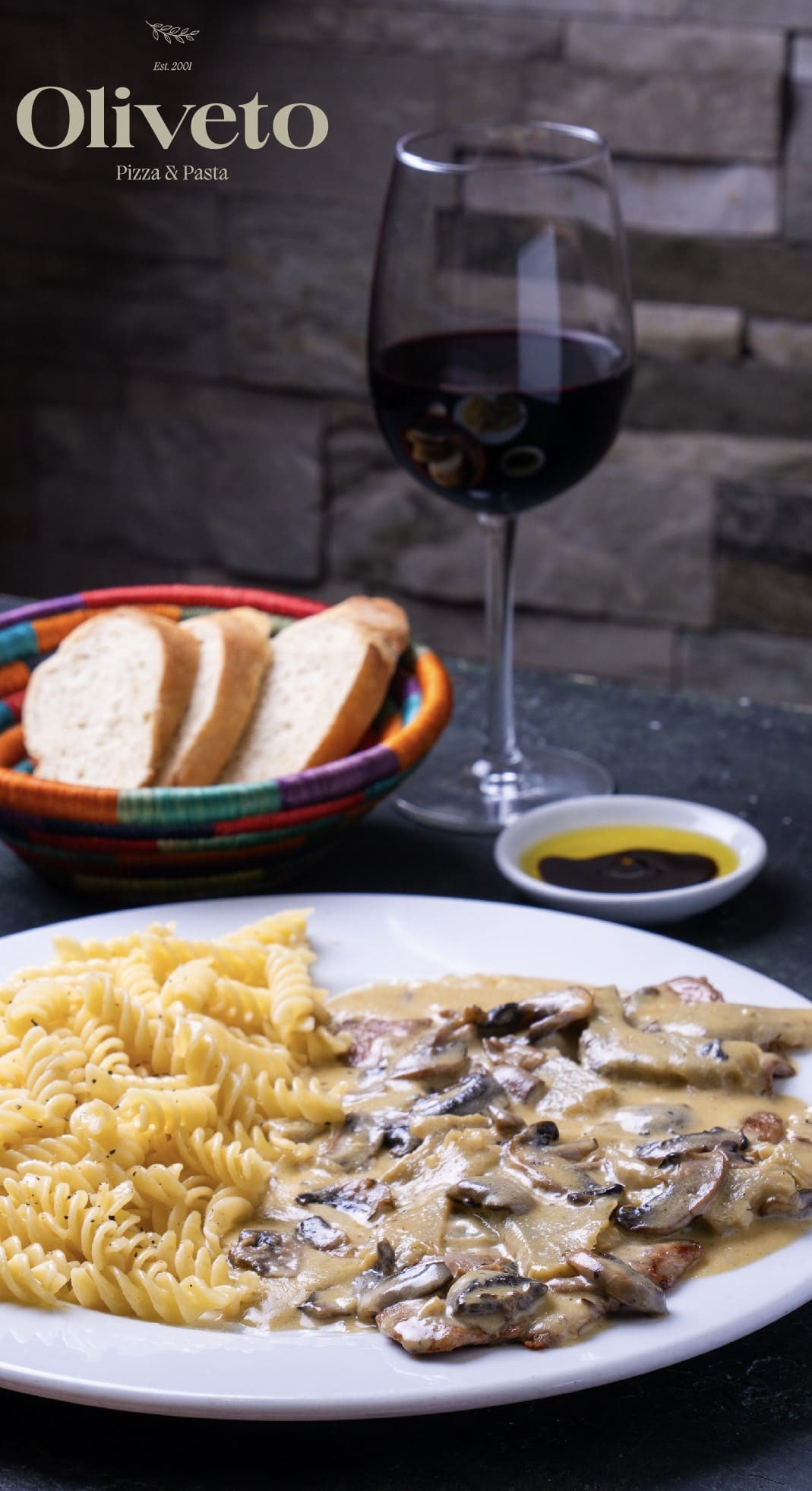 Oliveto Facebook ad from Oct 11, 2024