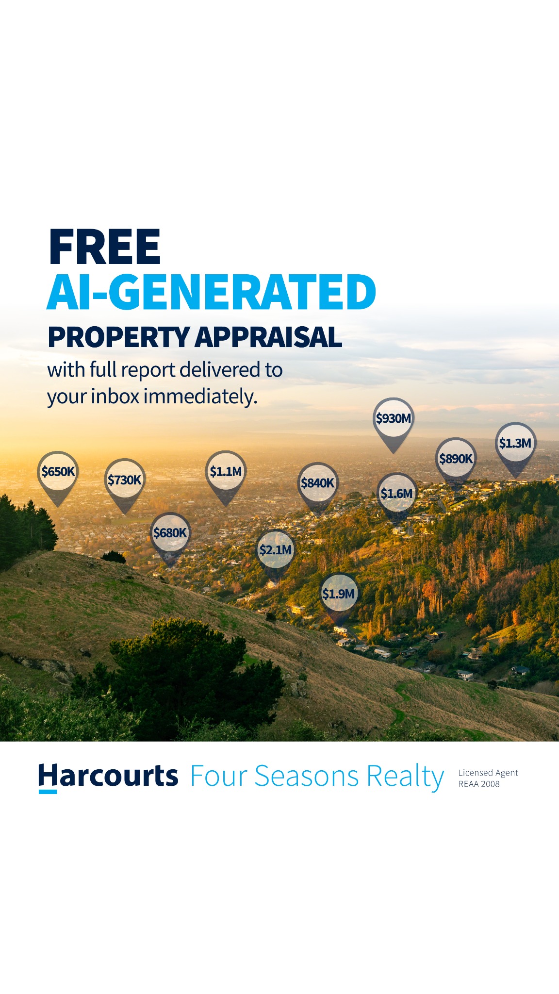 Harcourts Four Seasons Realty Facebook ad