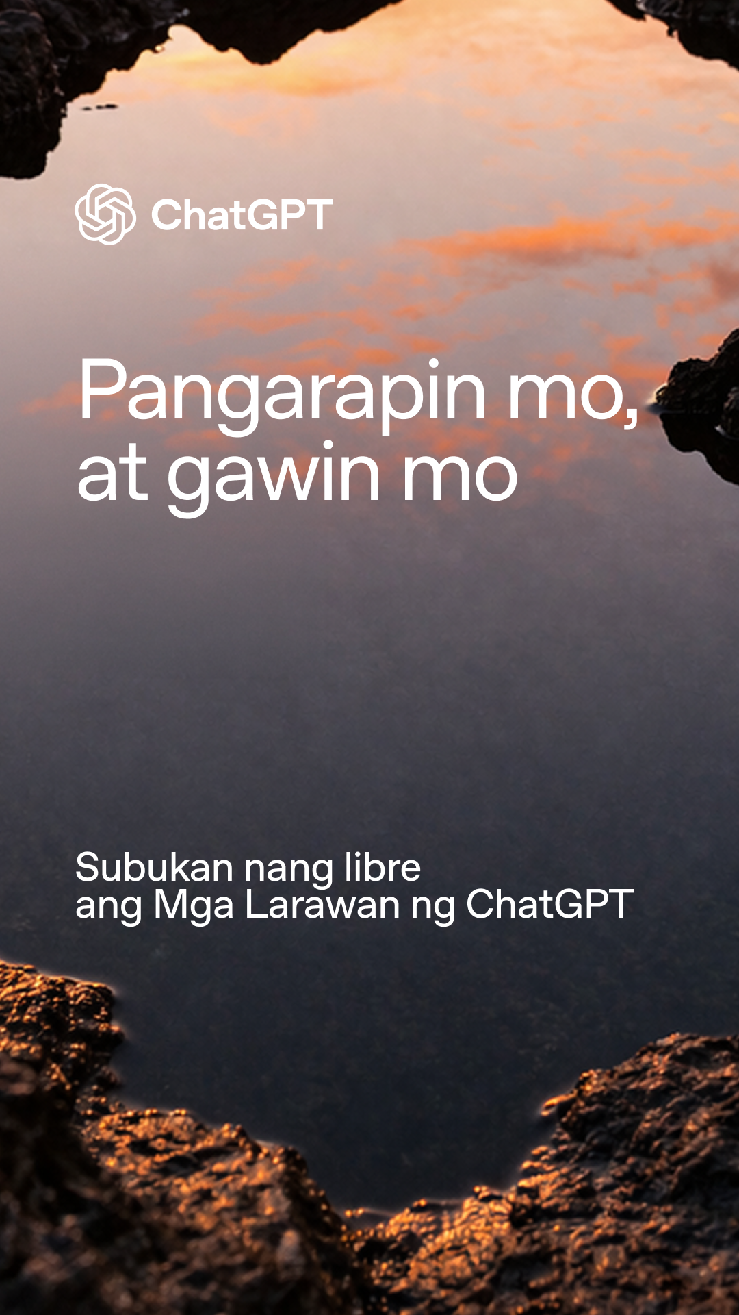 ChatGPT Facebook ad