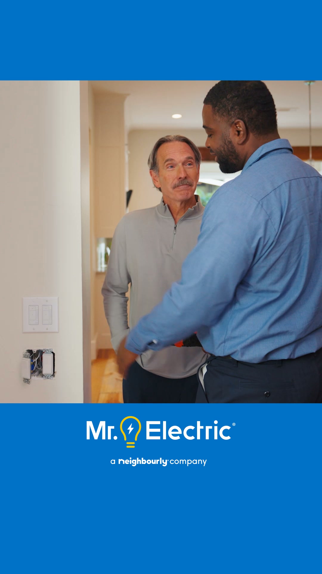Mr. Electric of Columbia Facebook ad: Residential & Commercial Electrical Services