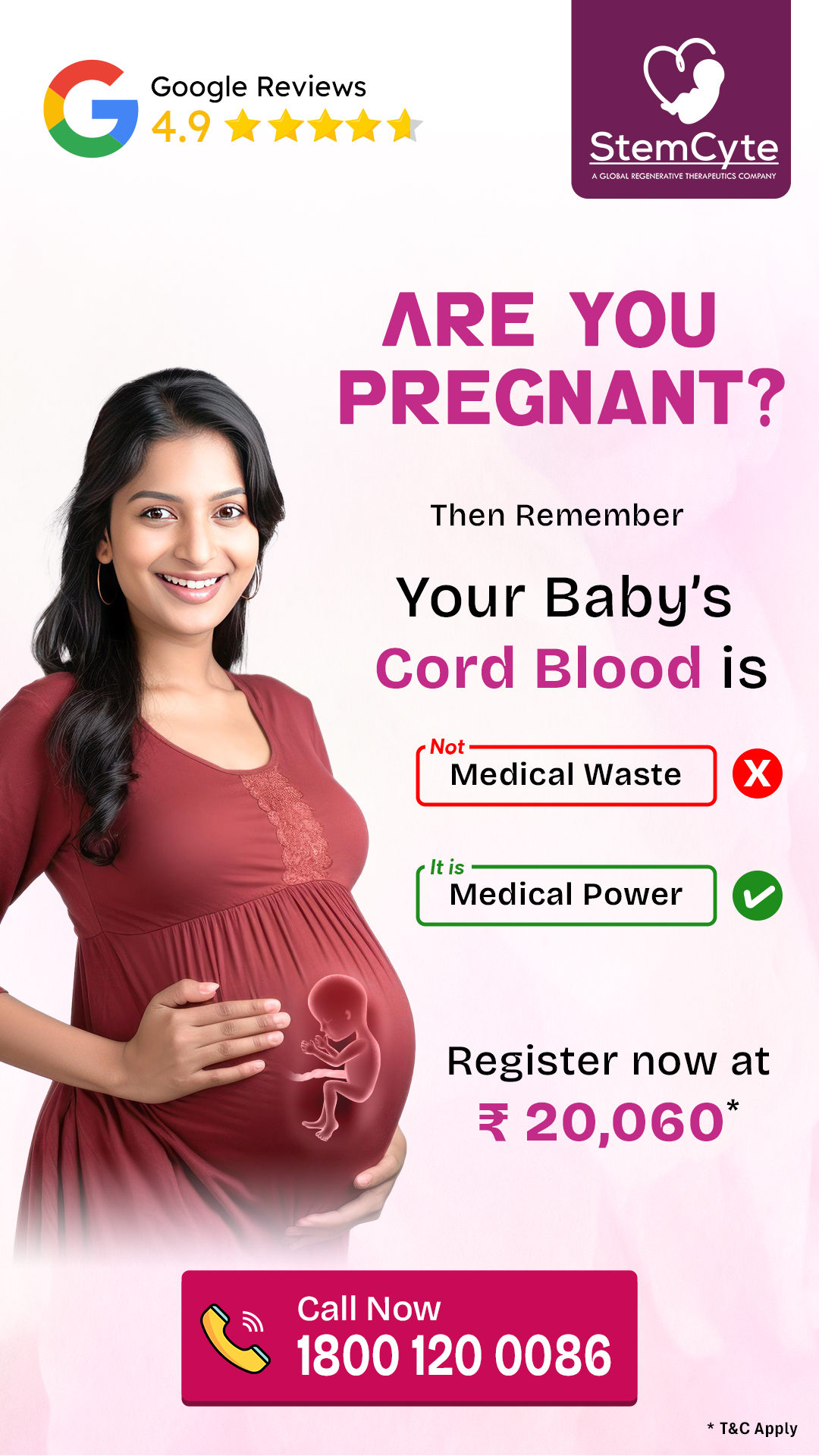 StemCyte India Facebook ad