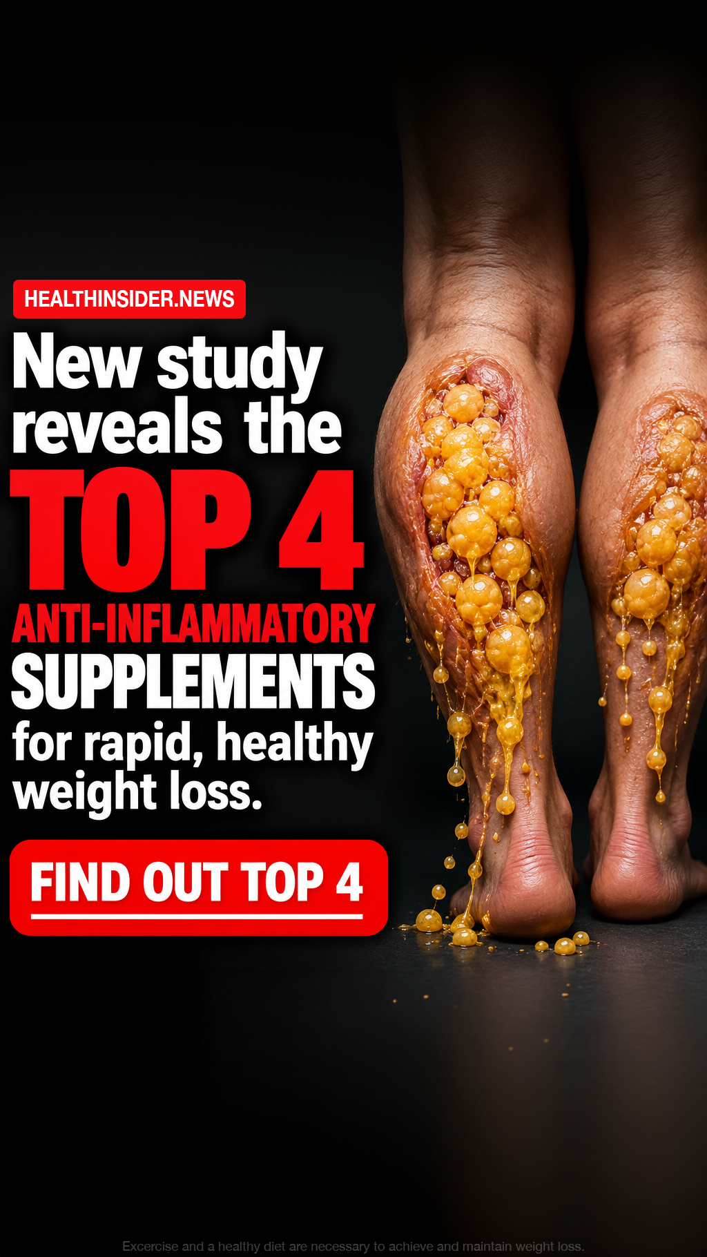 Health Insider Facebook ad: Top 4 anti-inflammatory supplements