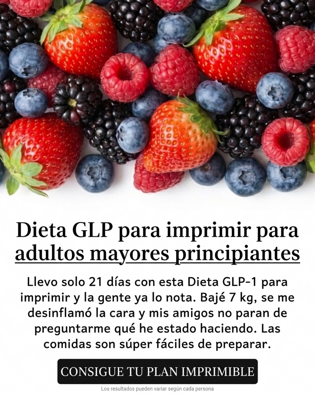 Eat Smart Every Day Facebook ad: ¡Solo 2 semanas para notar la diferencia!