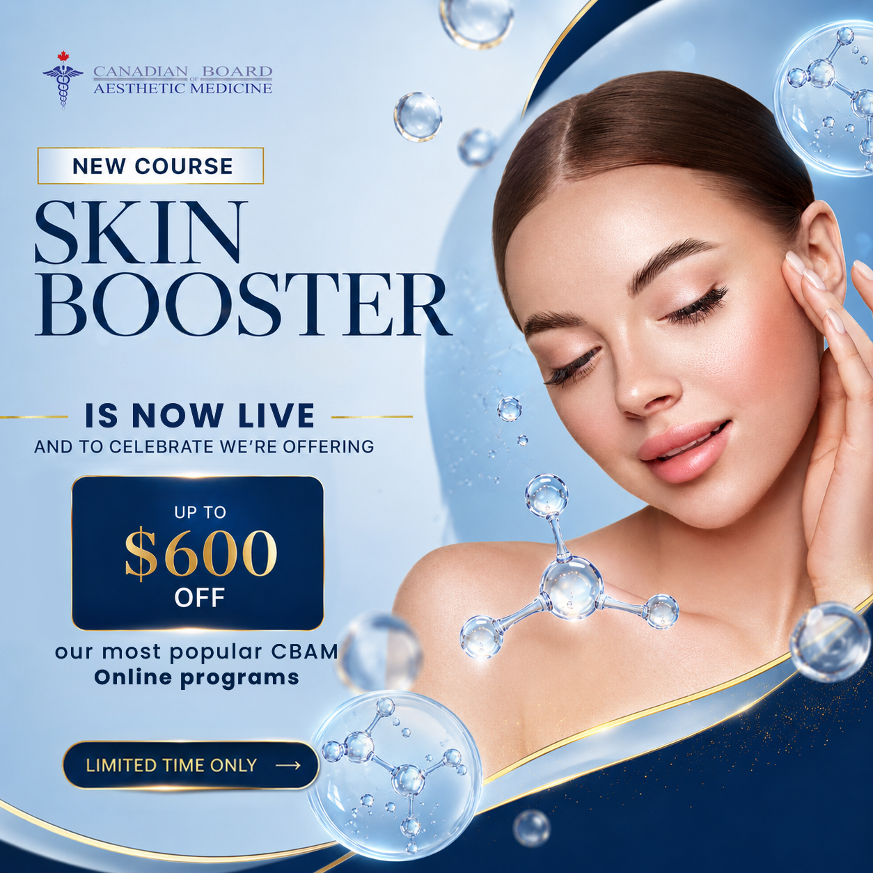CBAM Aesthetics Training Facebook ad: Whether you're starting with injectables or building a…