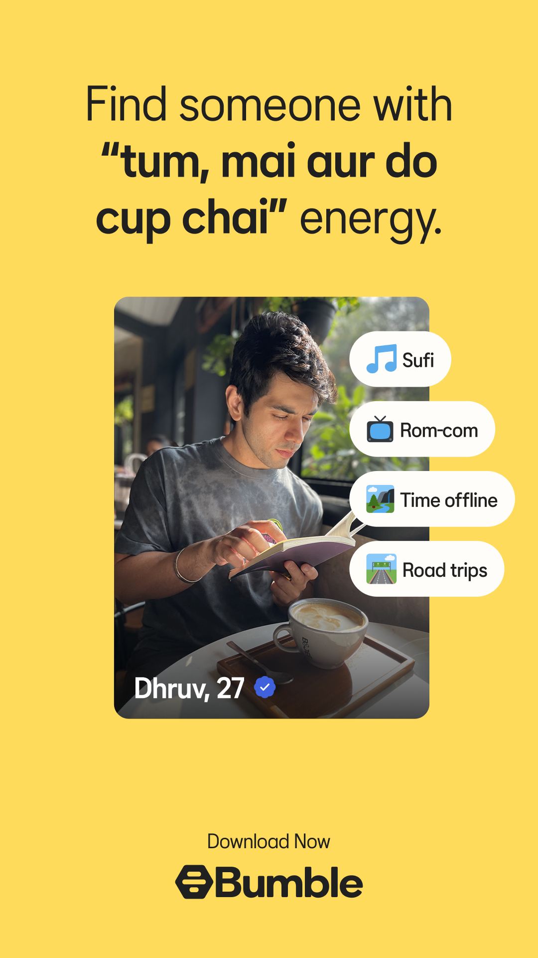 Bumble Facebook ad
