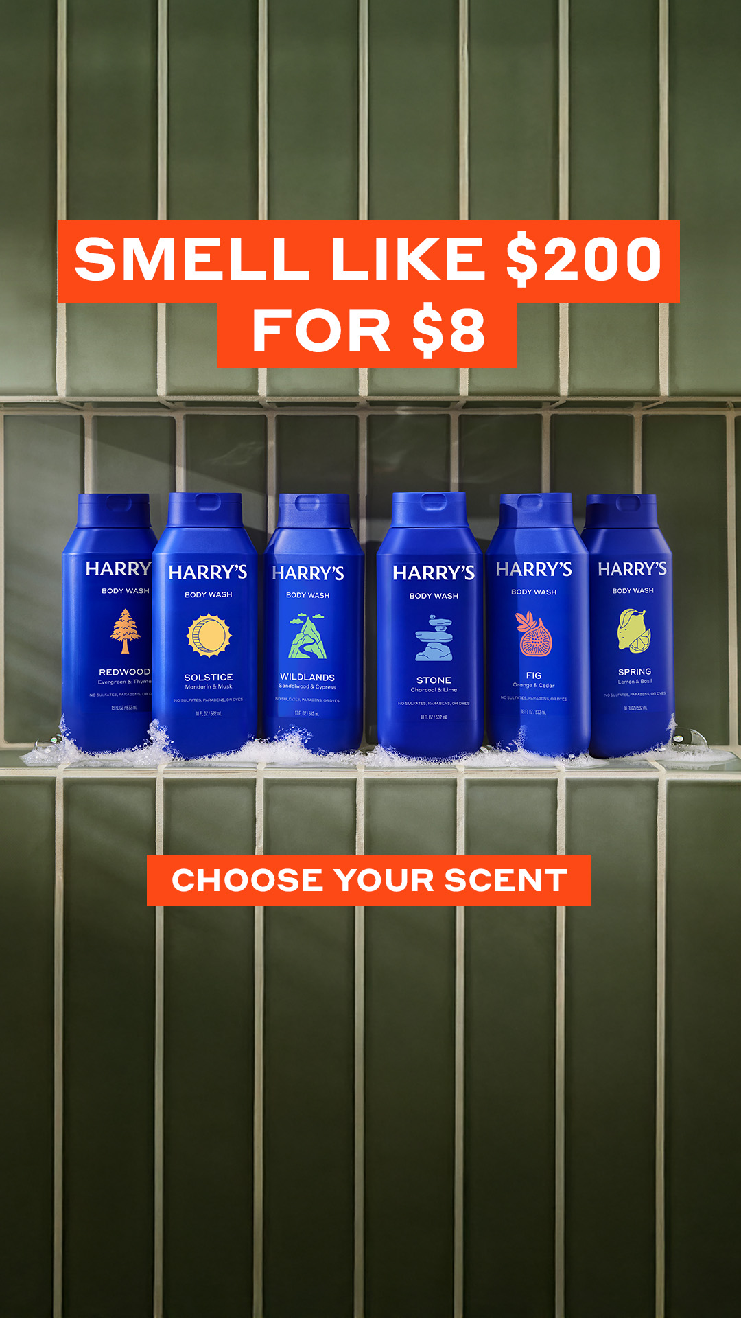 Harry's Facebook ad