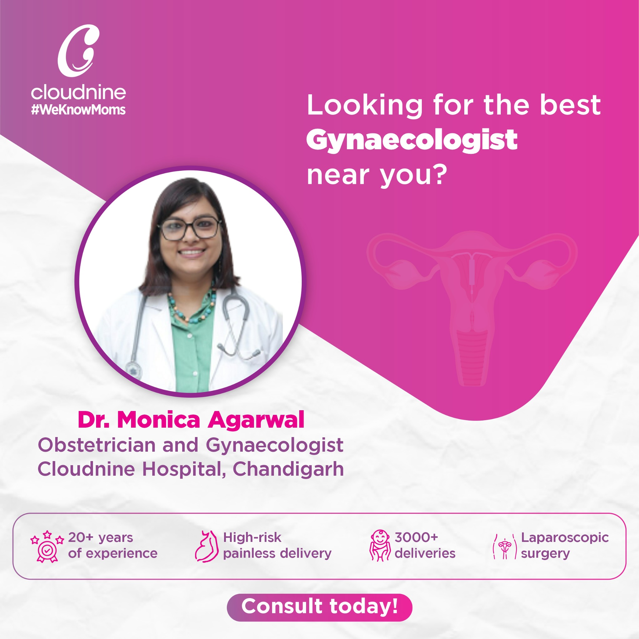 Cloudnine Hospital Facebook ad