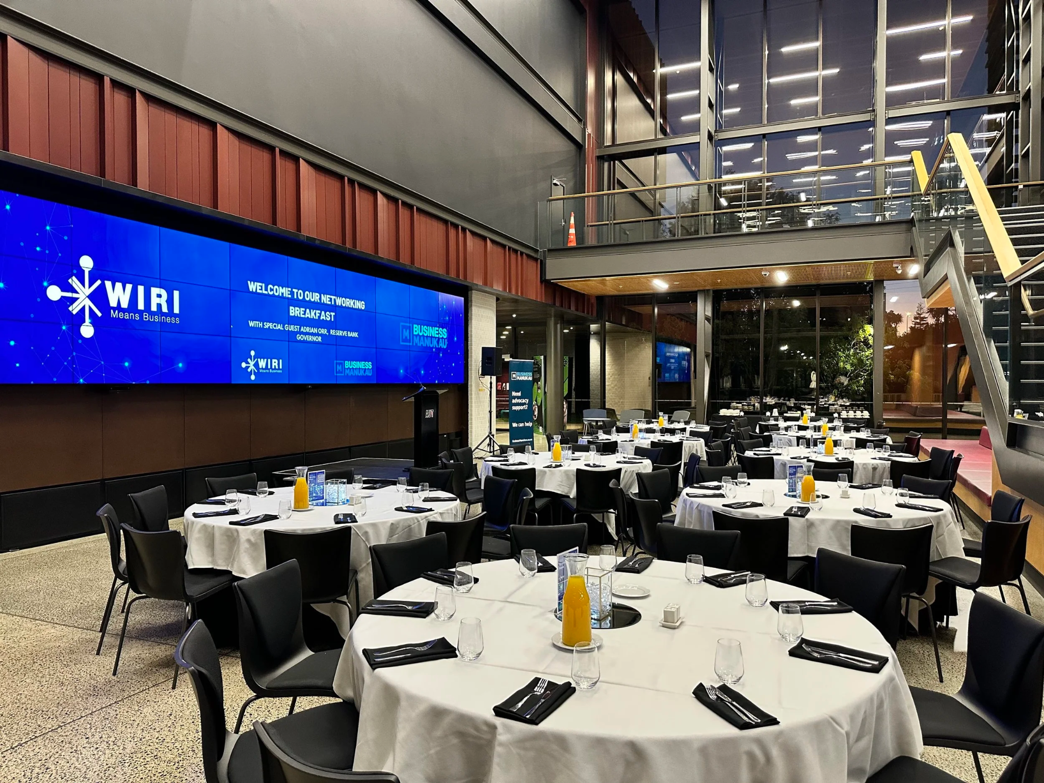 AUT Events Facebook ad: VENUE + CATERING + TECH = SORTED Why…