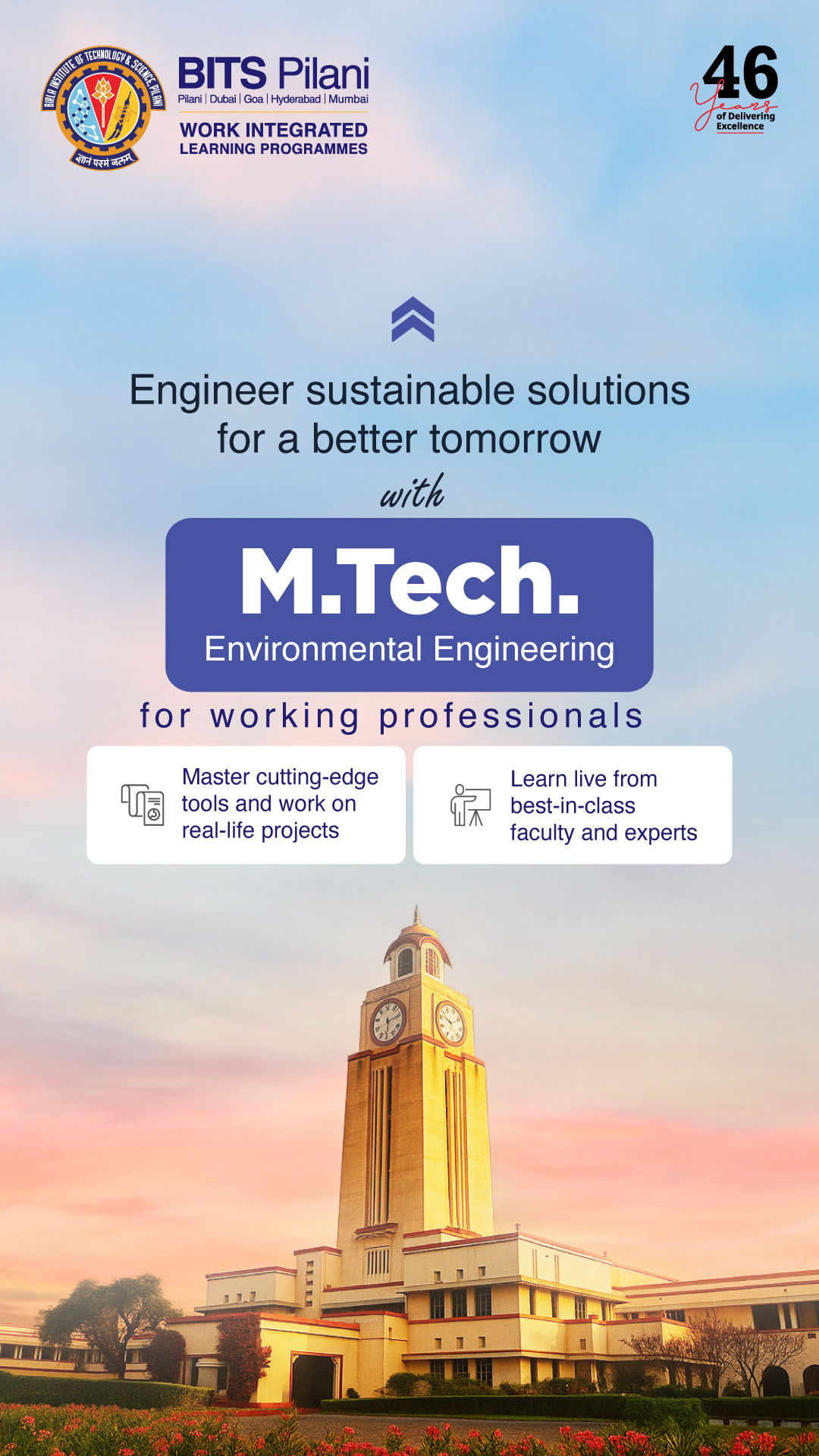 BITS Pilani Work Integrated Learning Programmes Facebook ad