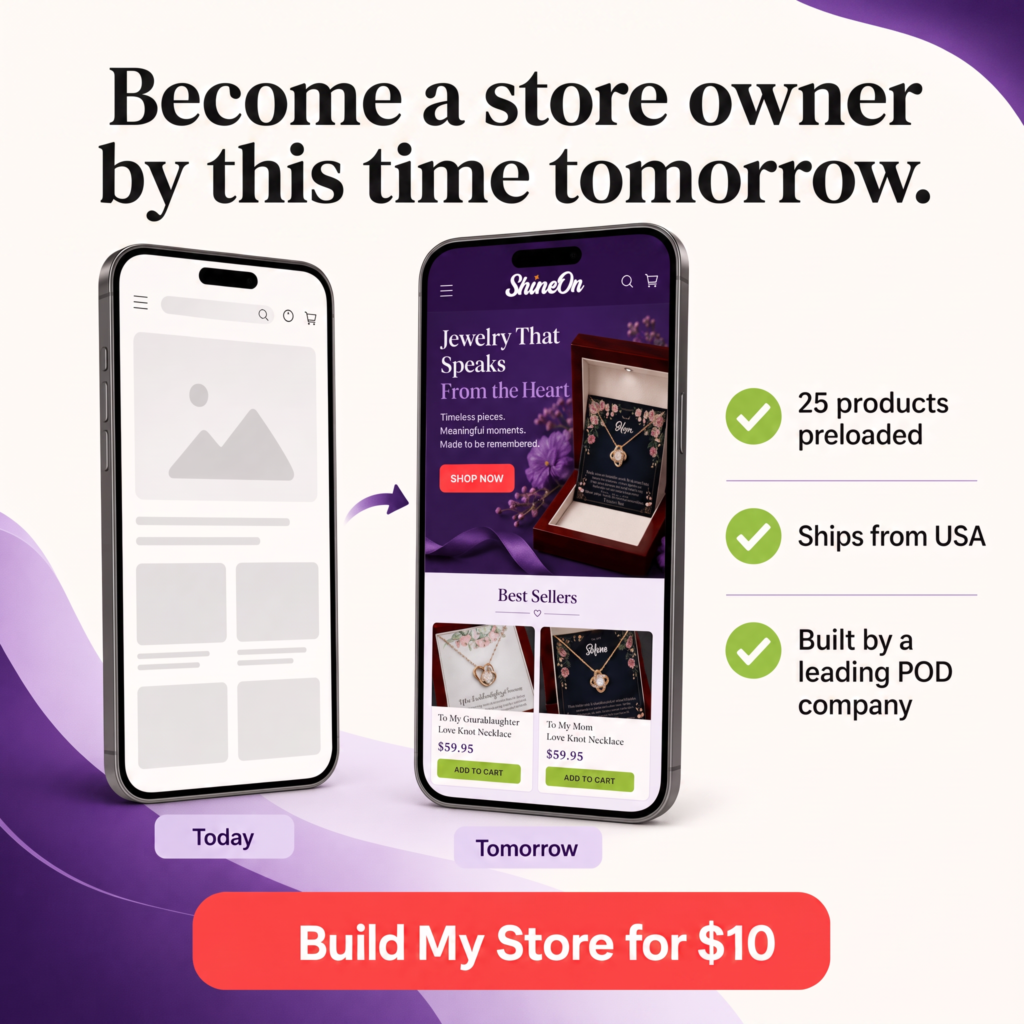 ShineOn Facebook ad