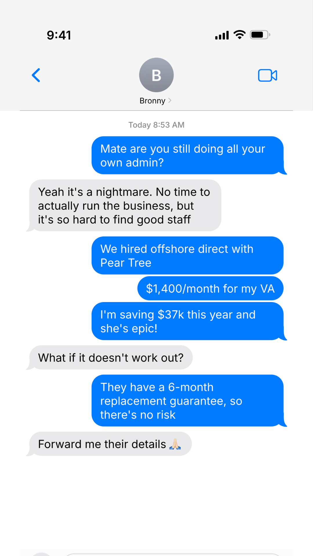Pear Tree - Offshore Recruitment Facebook ad