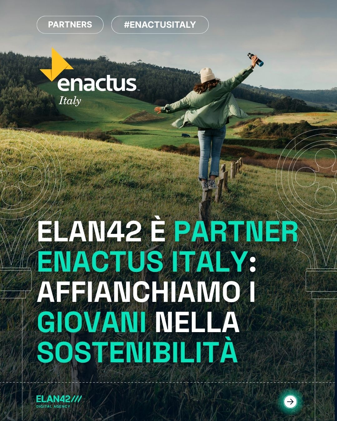ELAN42 / digital agency Facebook ad: Ogni idea ha bisogno di qualcuno che creda…