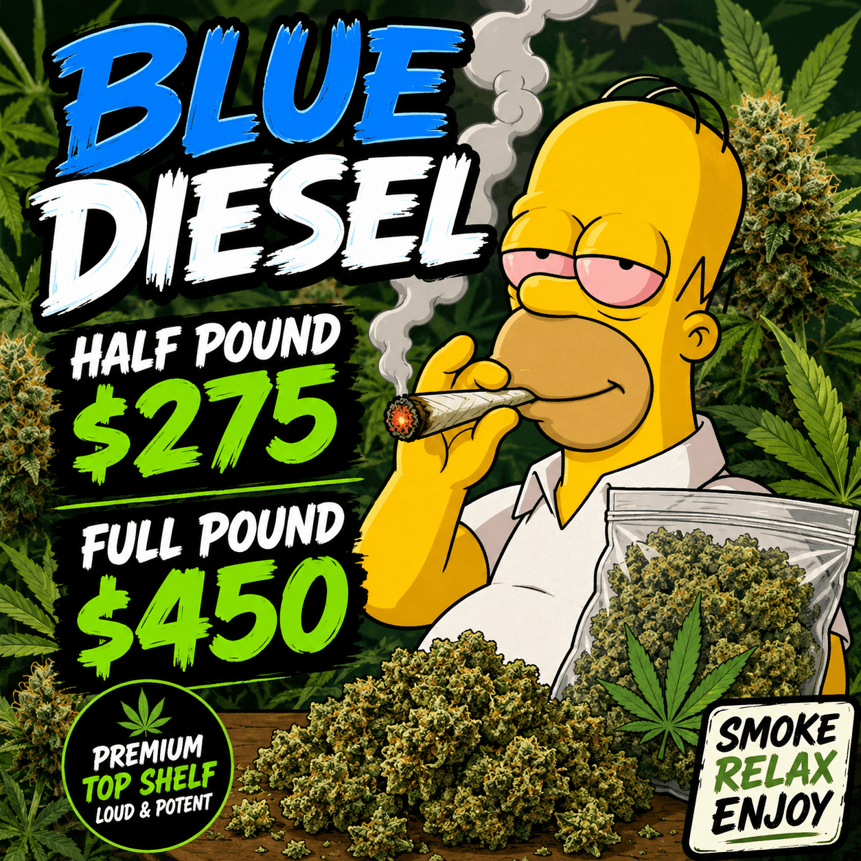 Green Flowers - Canada Facebook ad