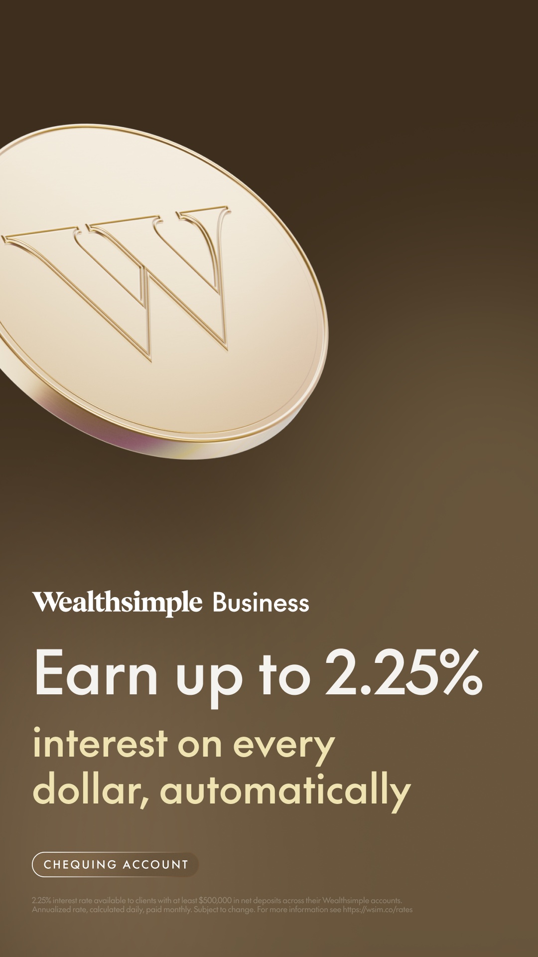 Wealthsimple Facebook ad