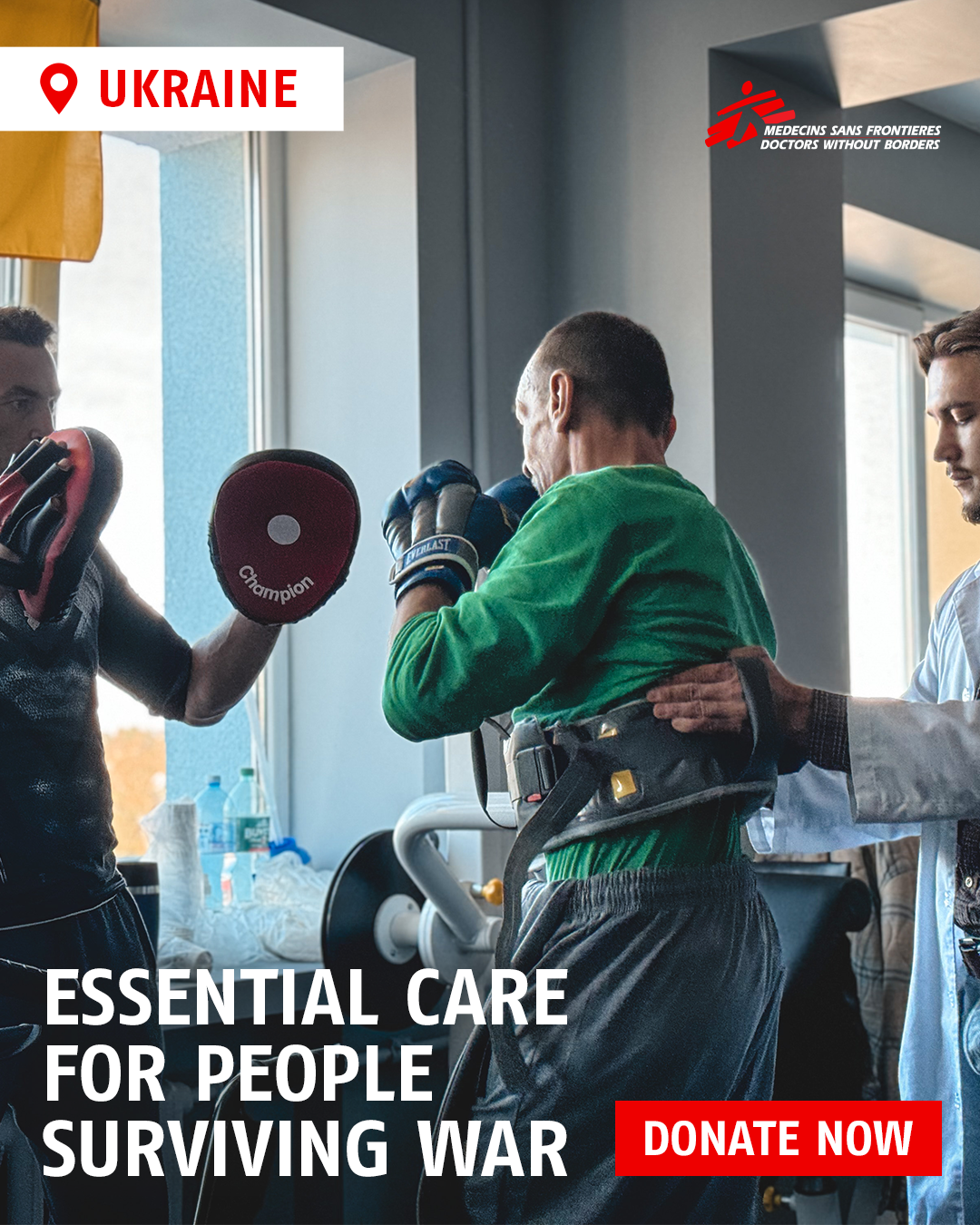 Doctors Without Borders/Medecins Sans Frontieres (MSF) Facebook ad
