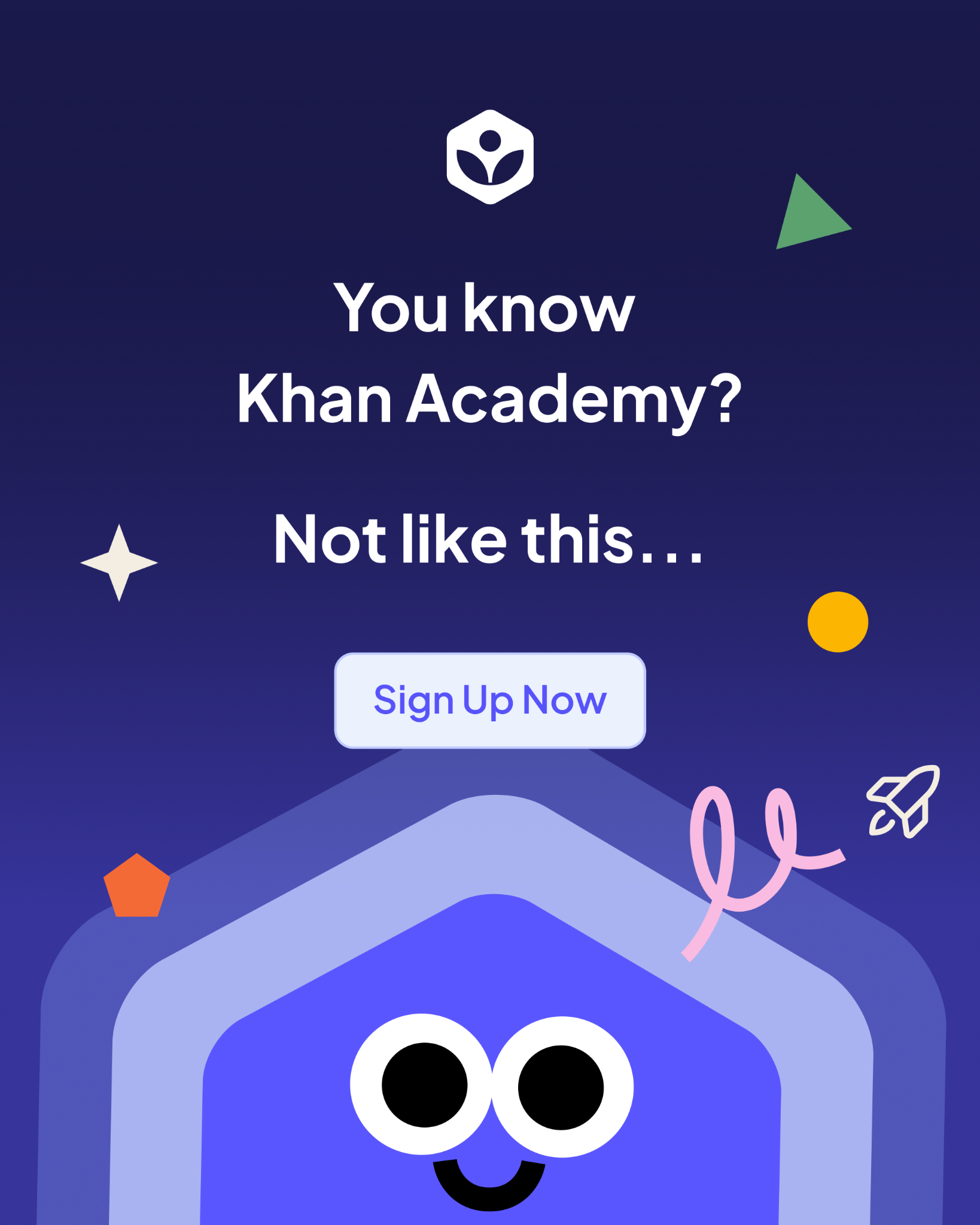 Khan Academy Facebook ad: Designed for How You Teach