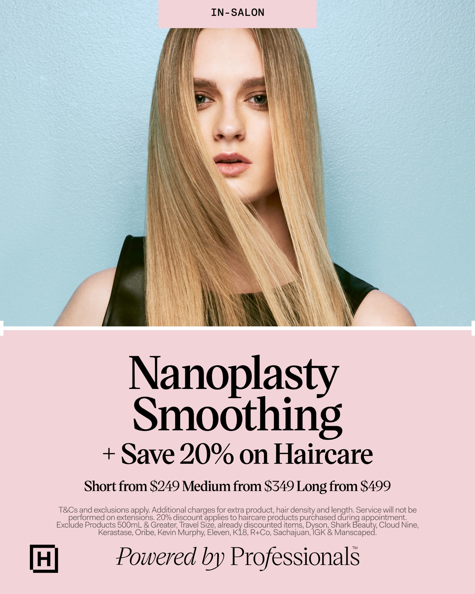 Hairhouse Australia Facebook ad