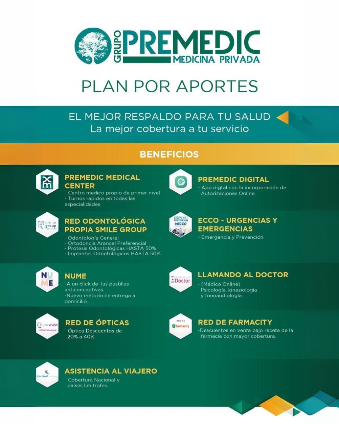 Premedic Medicina Integral Facebook ad: Cambiá tu obra social hoy mismo