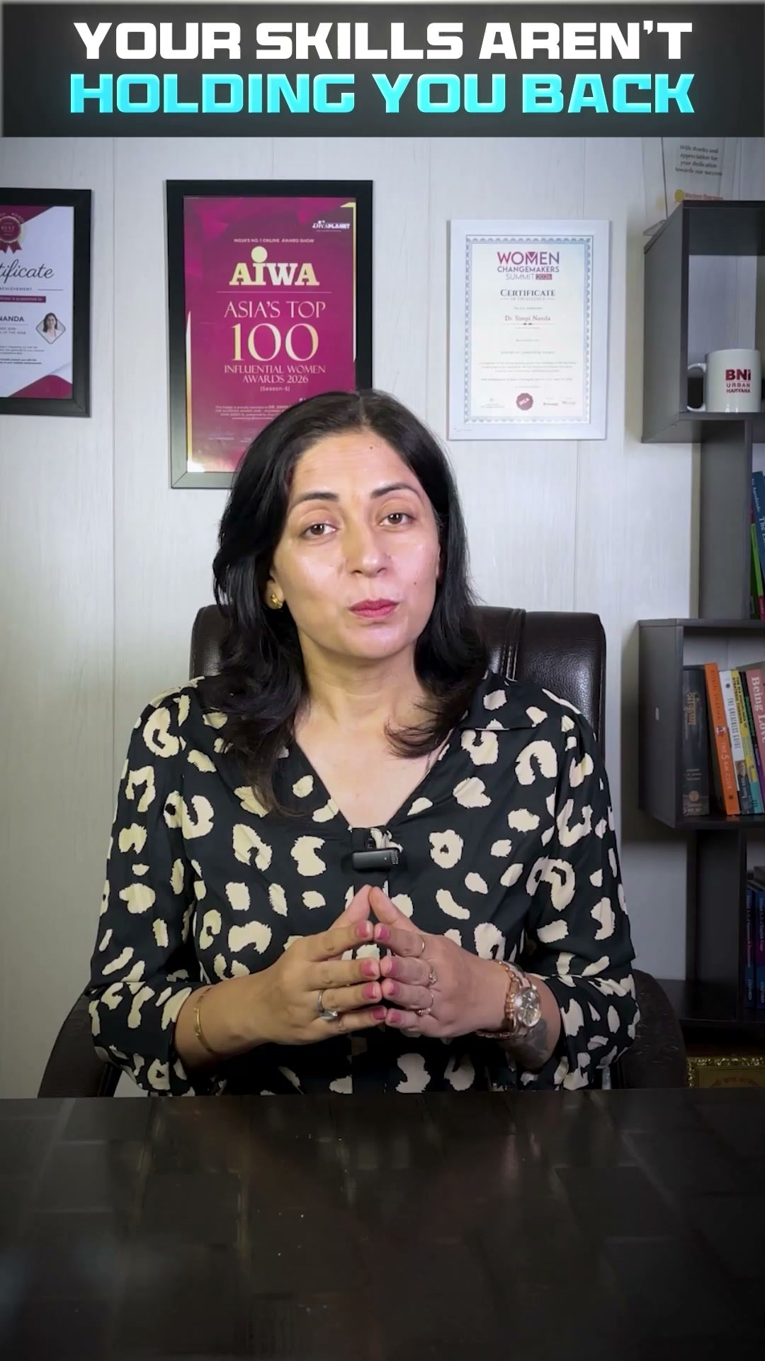 Dr. Simpi Nanda Facebook ad: Get Noticed As A Leader, Not Just A Performer