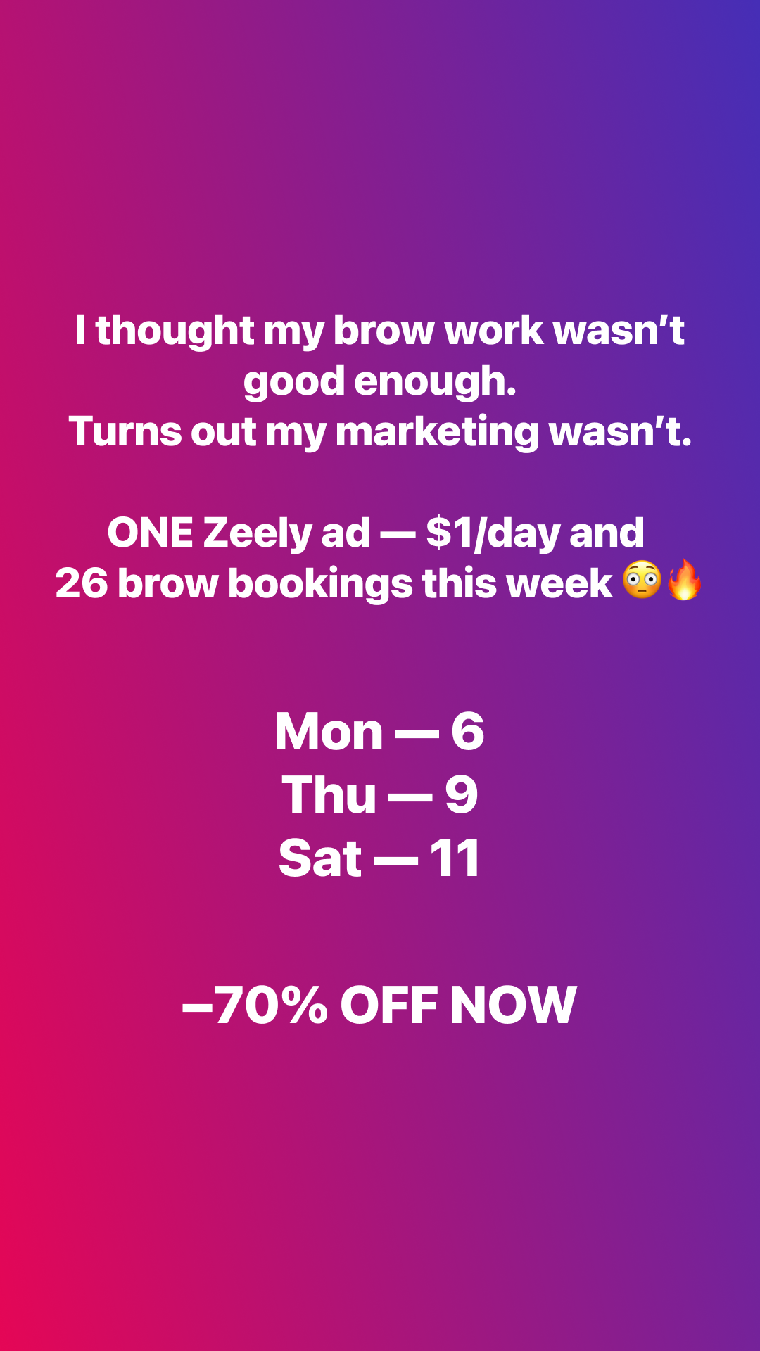 Zeely Facebook ad
