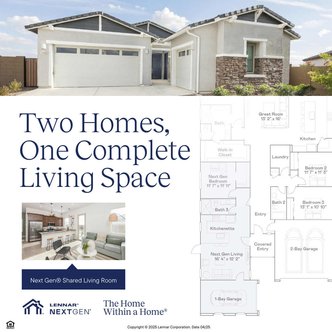 Lennar Phoenix Facebook ad: Move-In Ready Homes Available