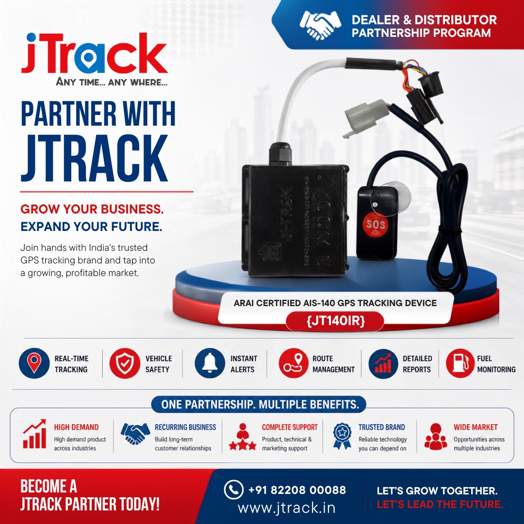 J Track Device Facebook ad: Looking for Dealers & Distributors Across India