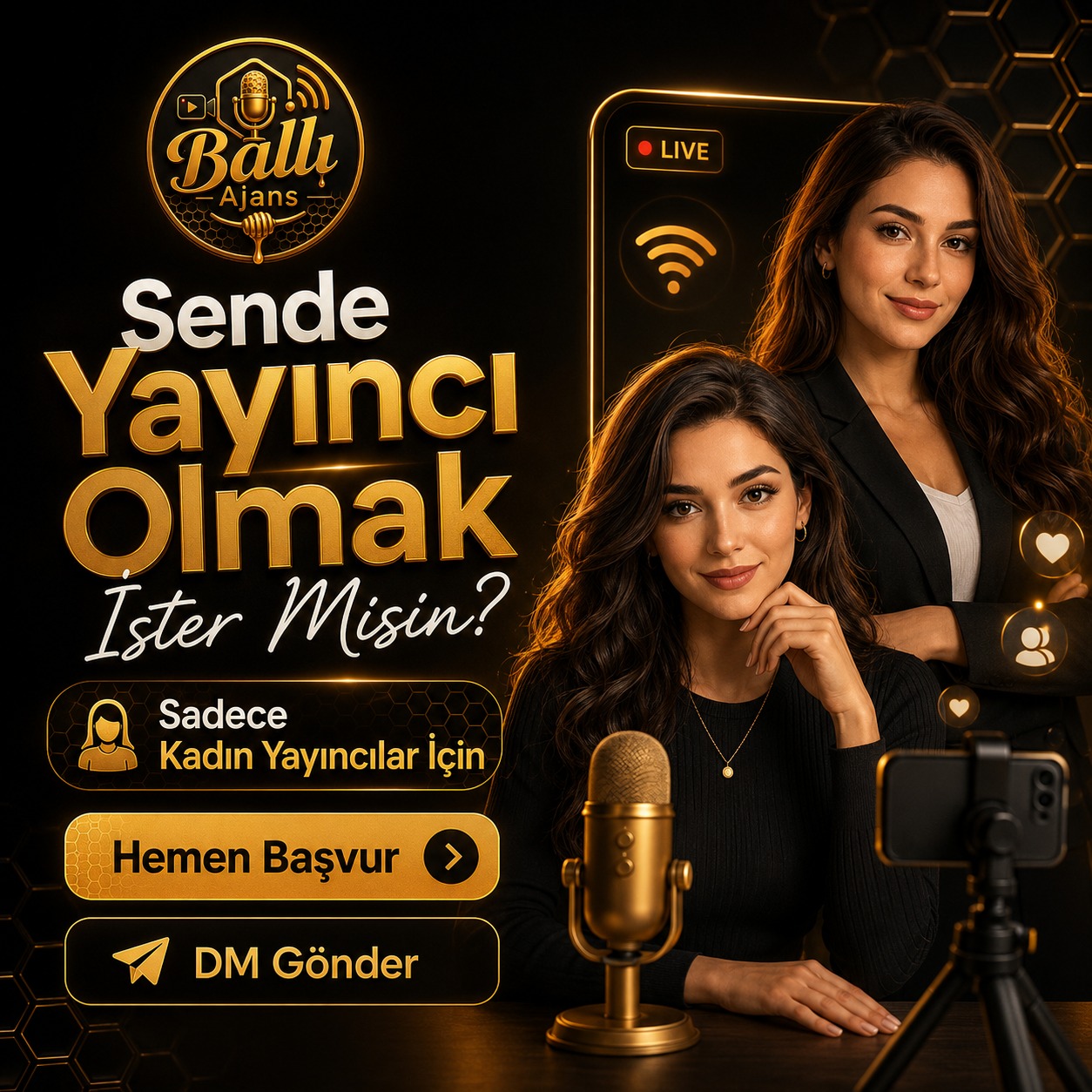 balliajans Facebook ad: Sende yayıncı olmak mı istiyorsun?