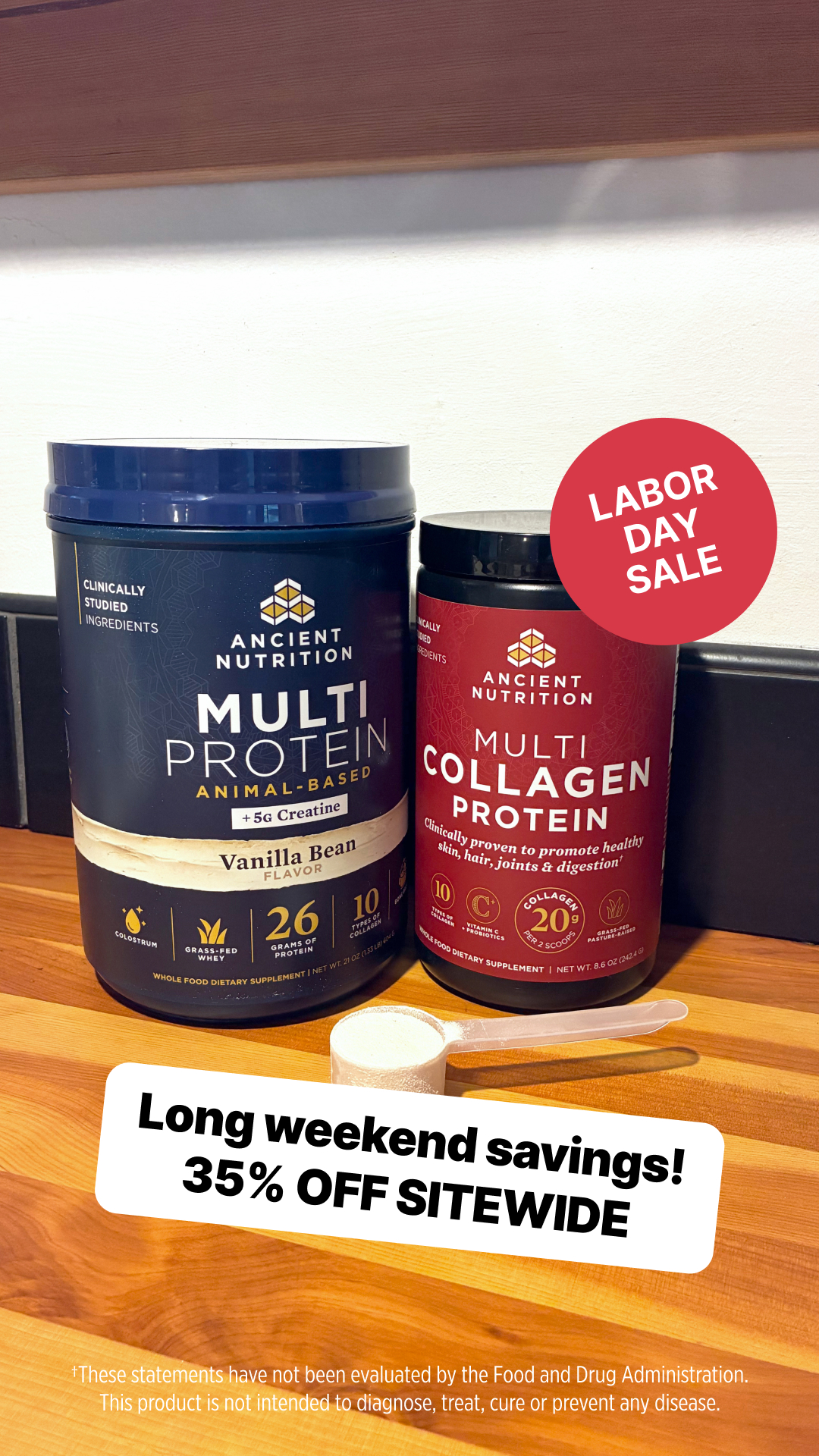 Ancient Nutrition Facebook ad