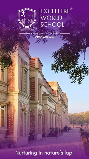 Excellere World School Facebook ad: A state-of-the-art CBSE school with a focus on…