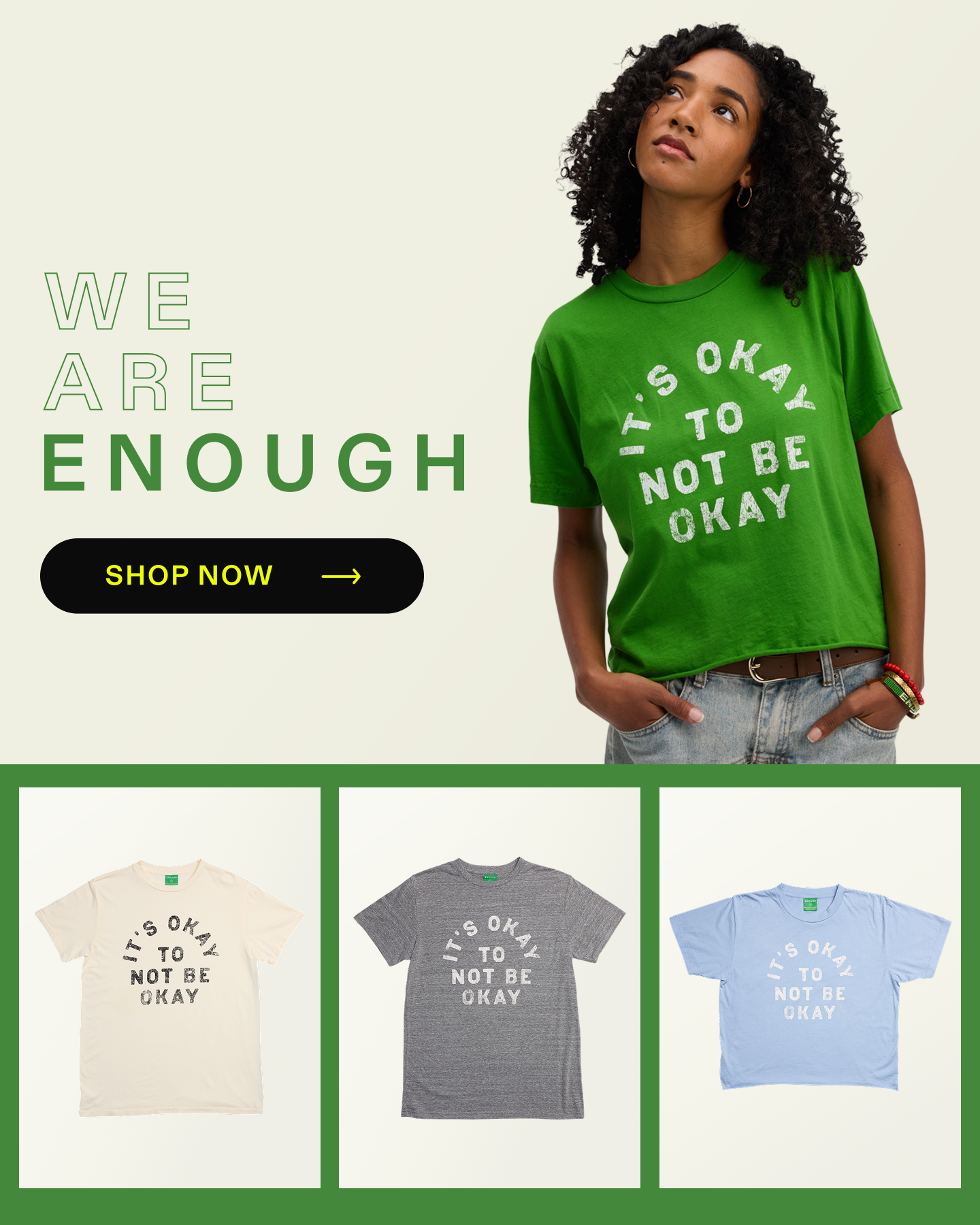 We Are Enough Facebook ad