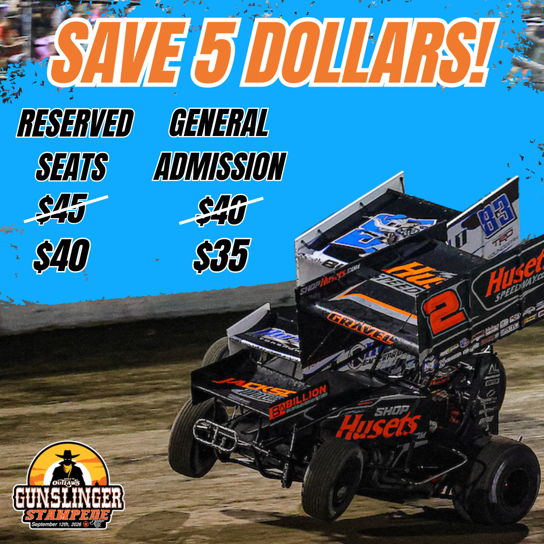 World of Outlaws Sprint Car Series Facebook ad from Aug 13, 2026