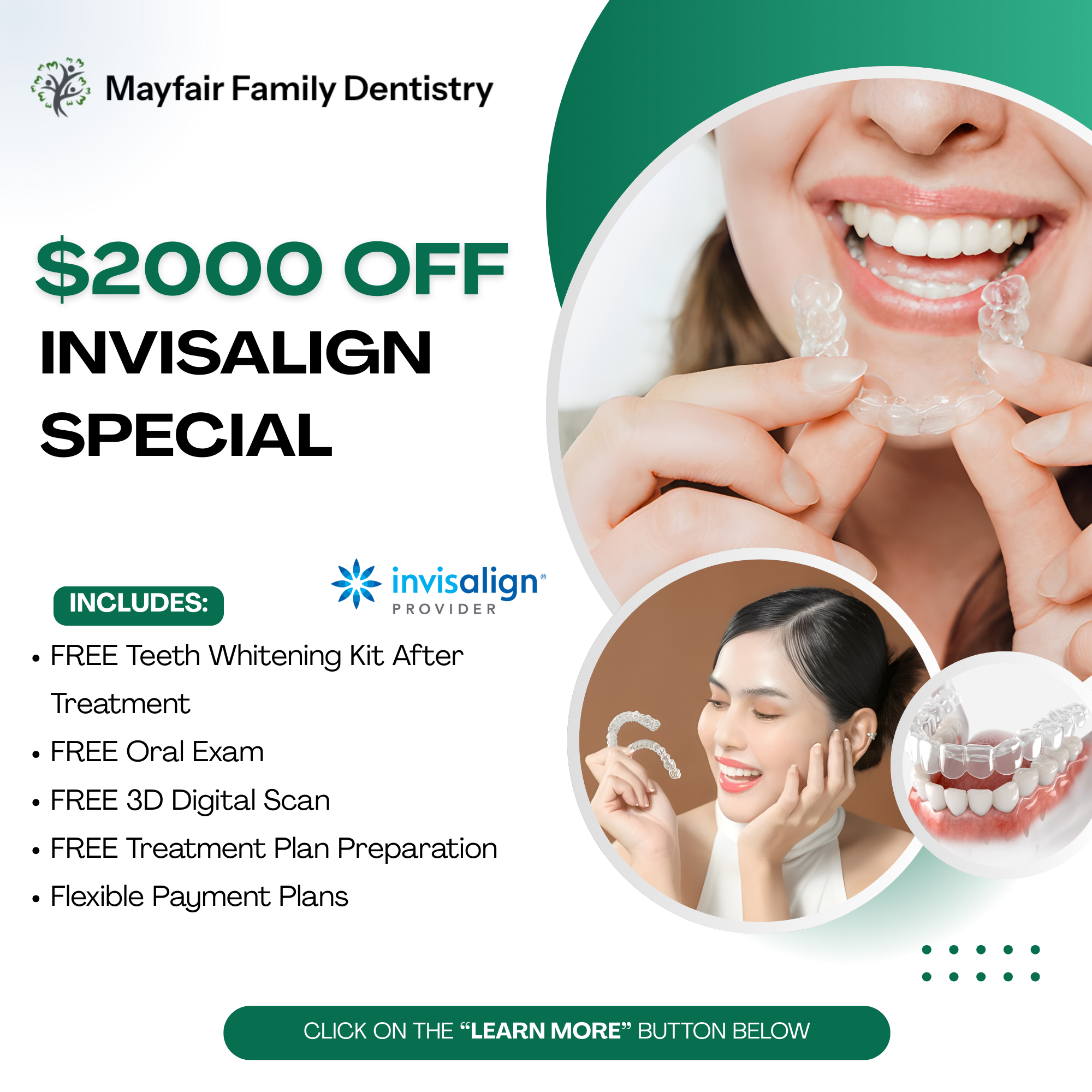 Mayfair Family Dentistry Facebook ad