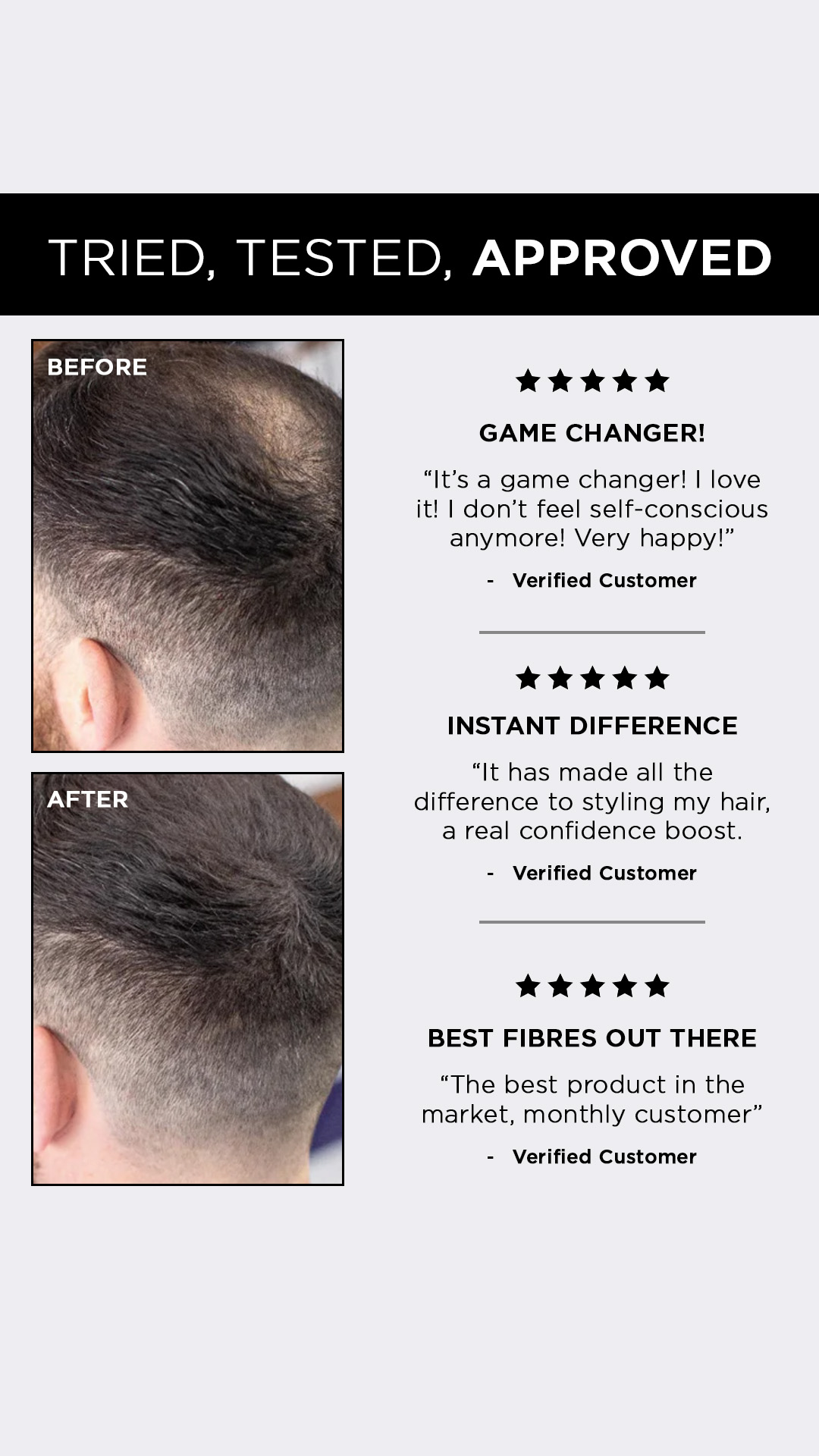 Nanogen - The Science of Thicker Hair Facebook ad