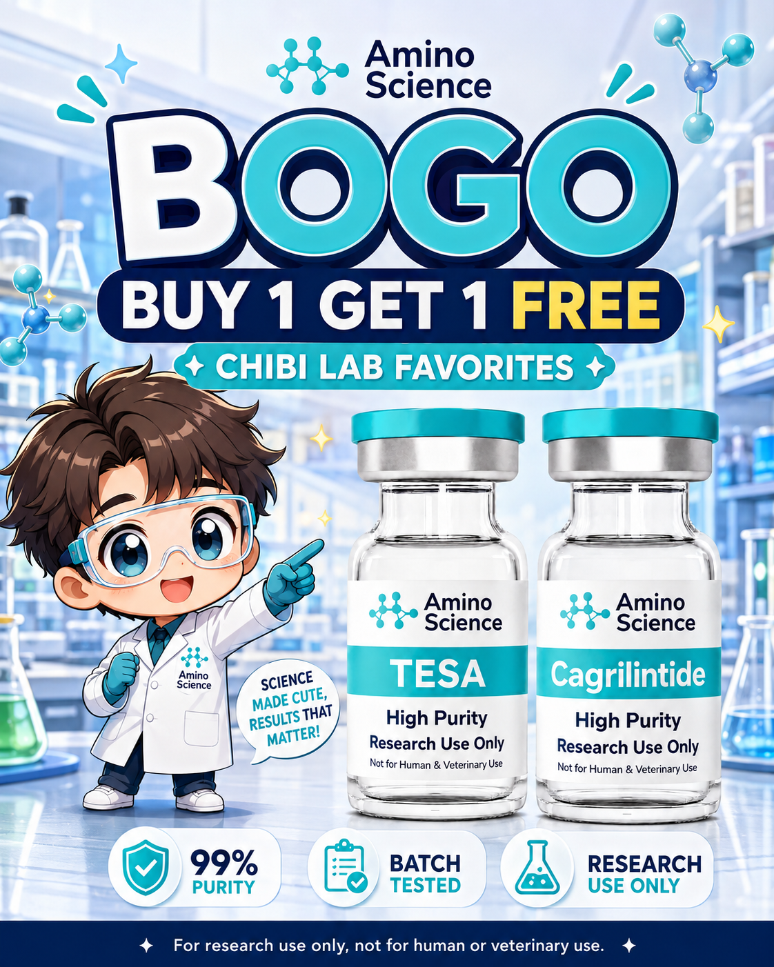 Amino Science Labs Facebook ad
