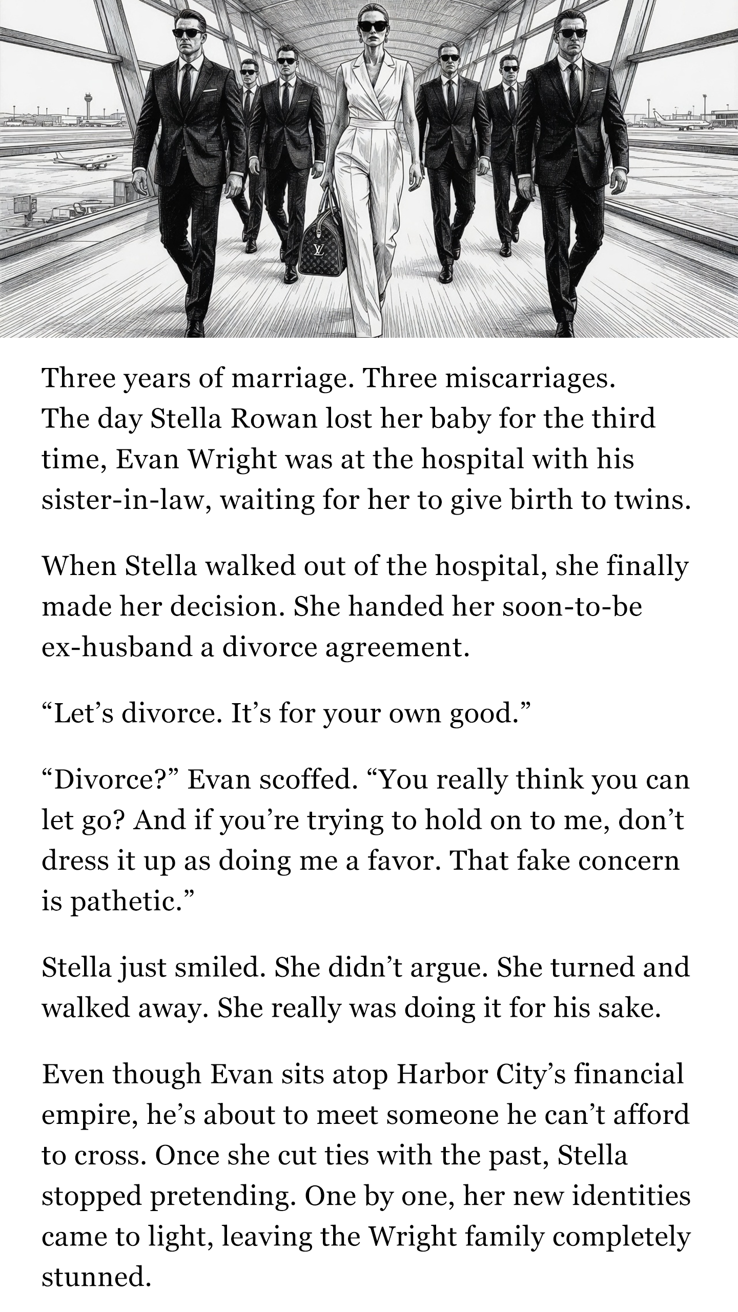 Forbidden Love Facebook ad: Let's divorce. Cold words, freedom sought.