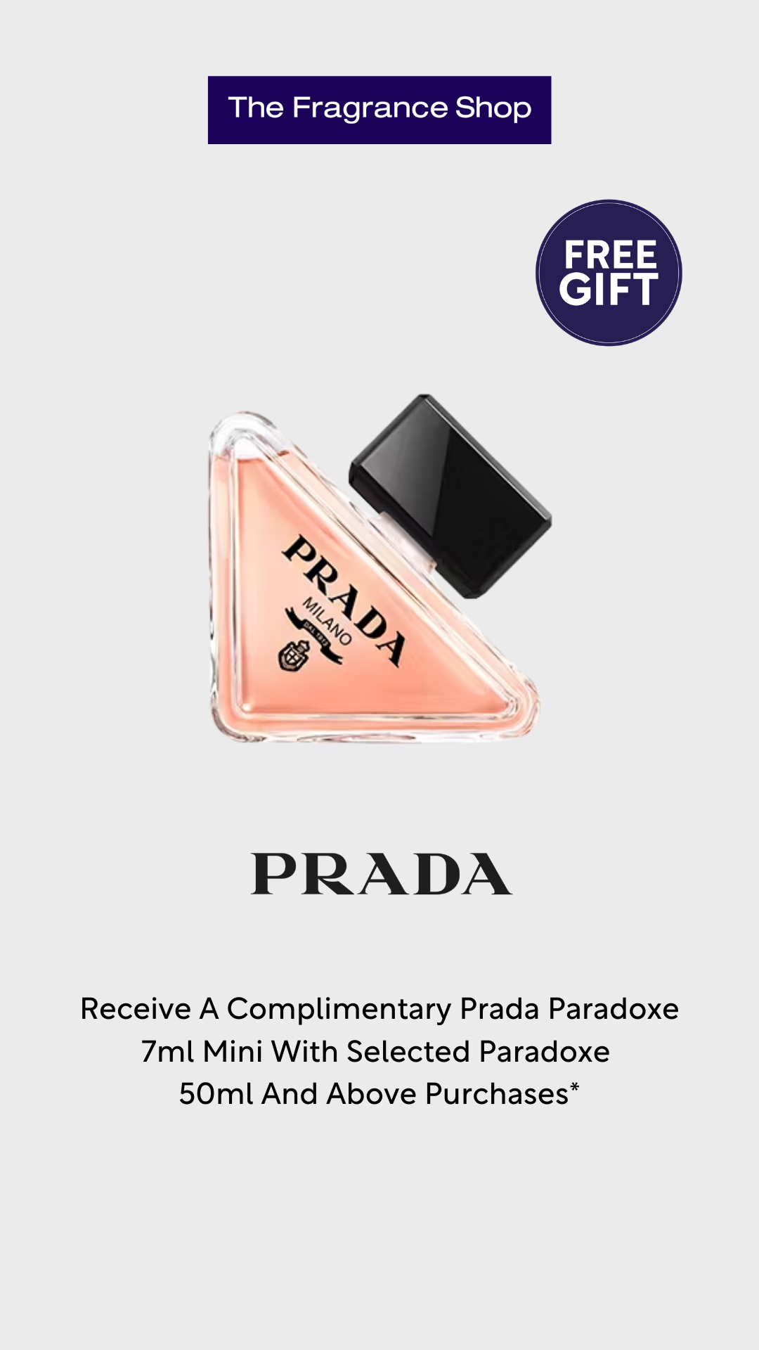 The Fragrance Shop Facebook ad