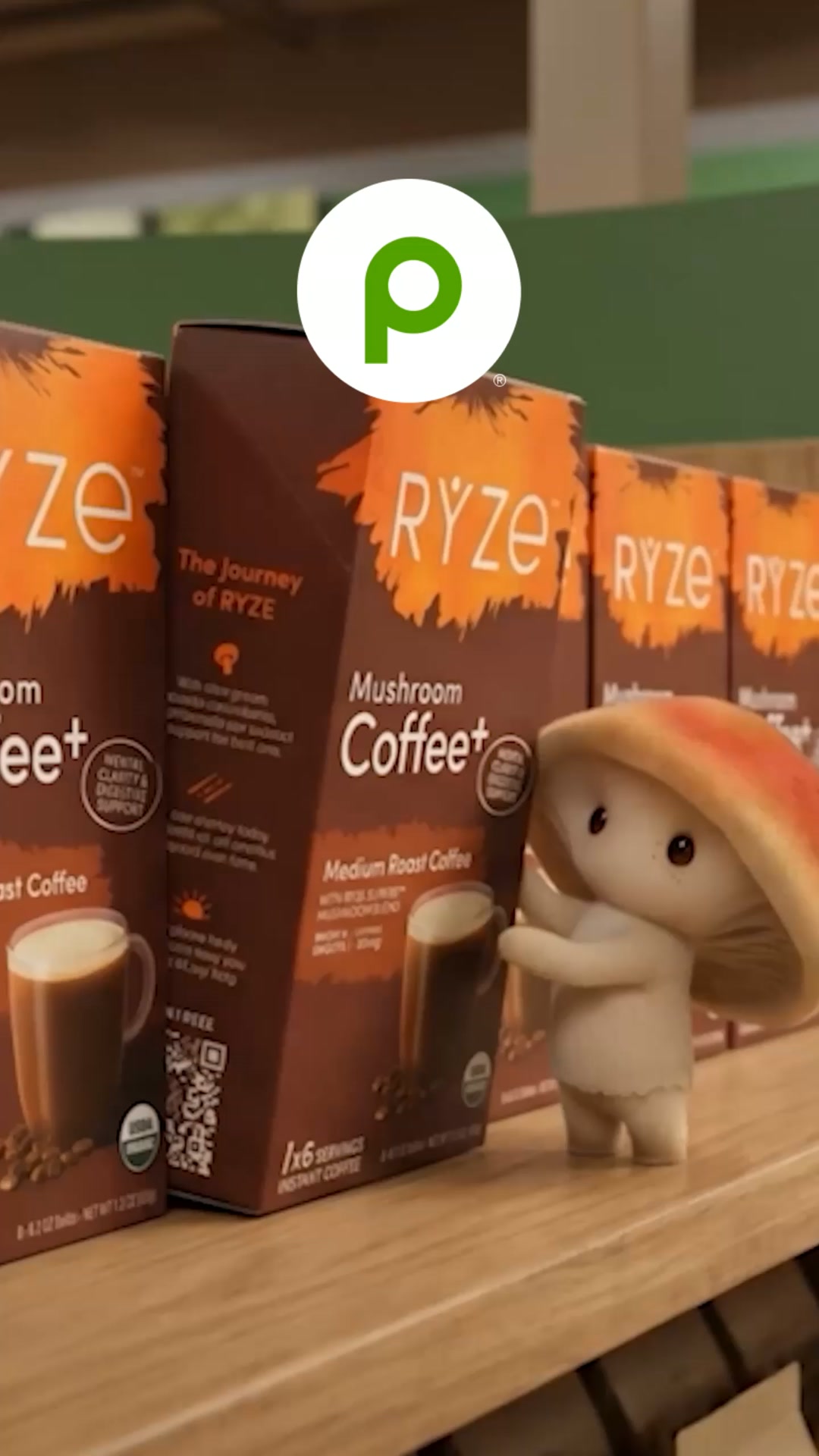 RYZE Superfoods Facebook ad: RYZE Is Now at Publix