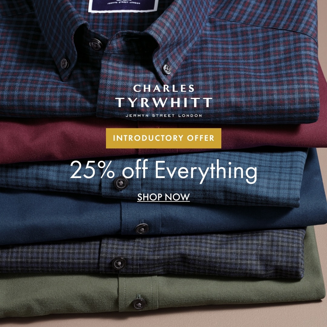 Charles Tyrwhitt Facebook ad