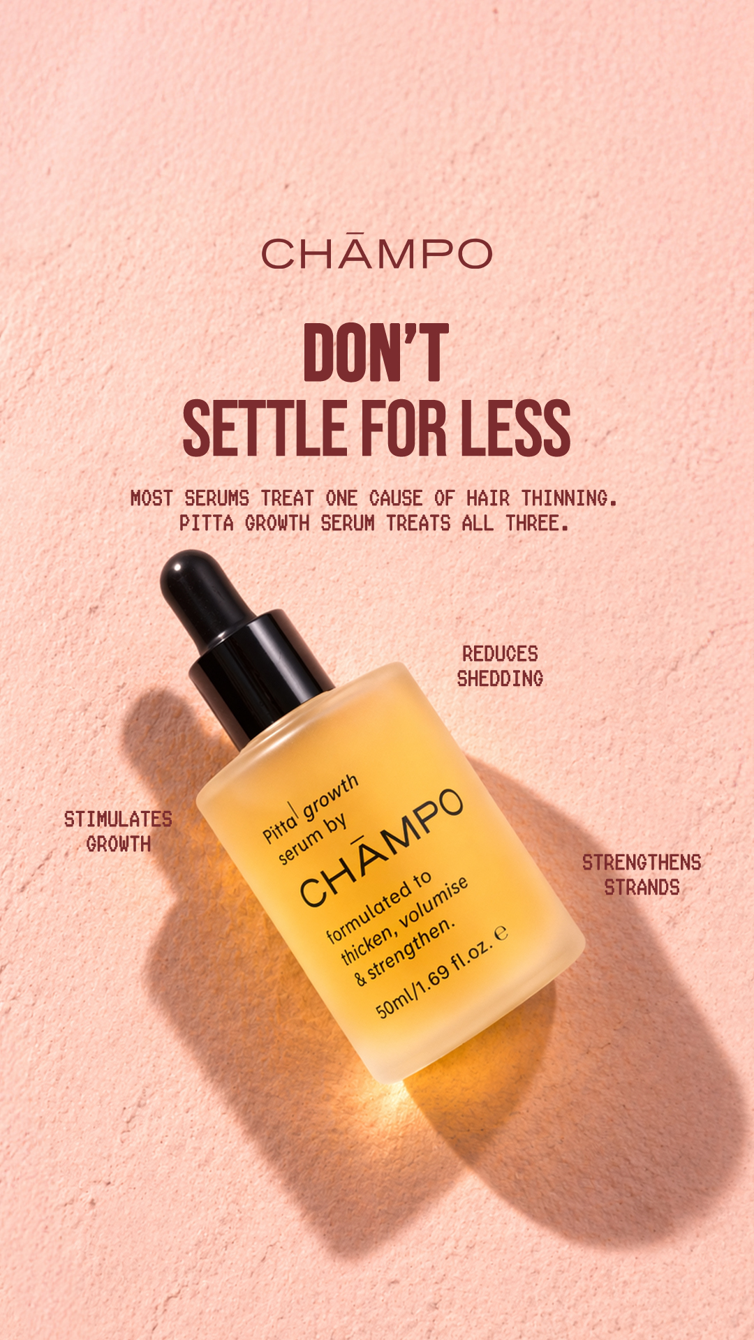 Chāmpo Haircare Facebook ad