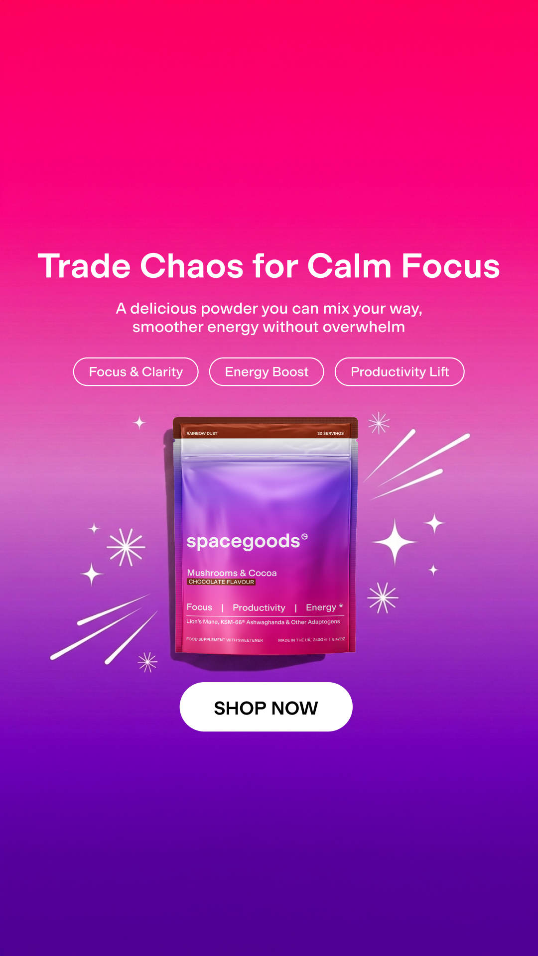 Spacegoods Facebook ad