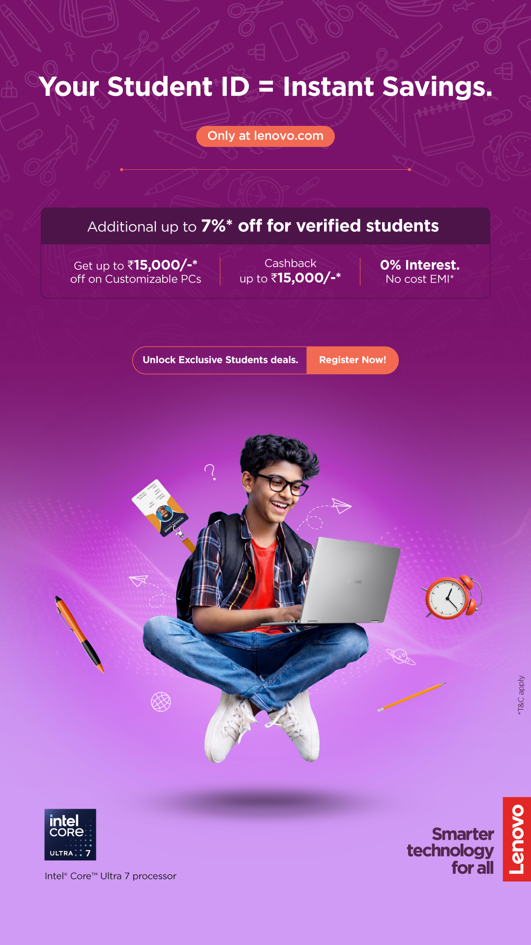 Lenovo India Facebook ad